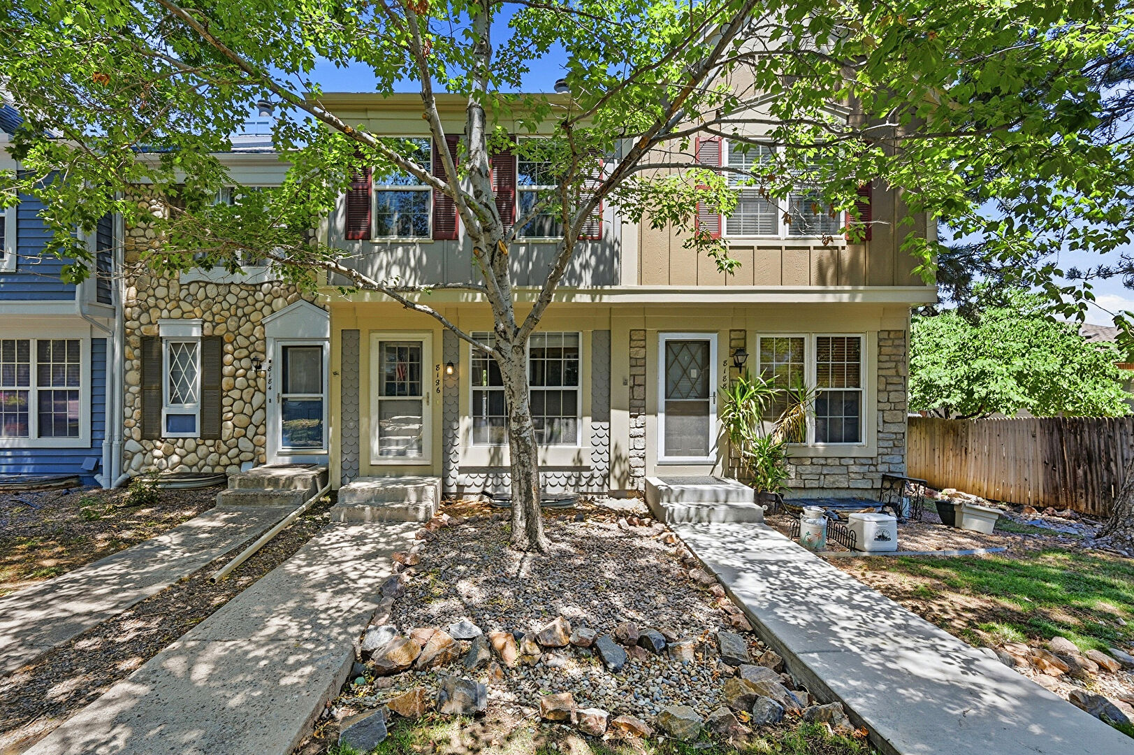 Front at 8186 South Fillmore Way, Centennial, CO 80122, listed by Taylor Haas