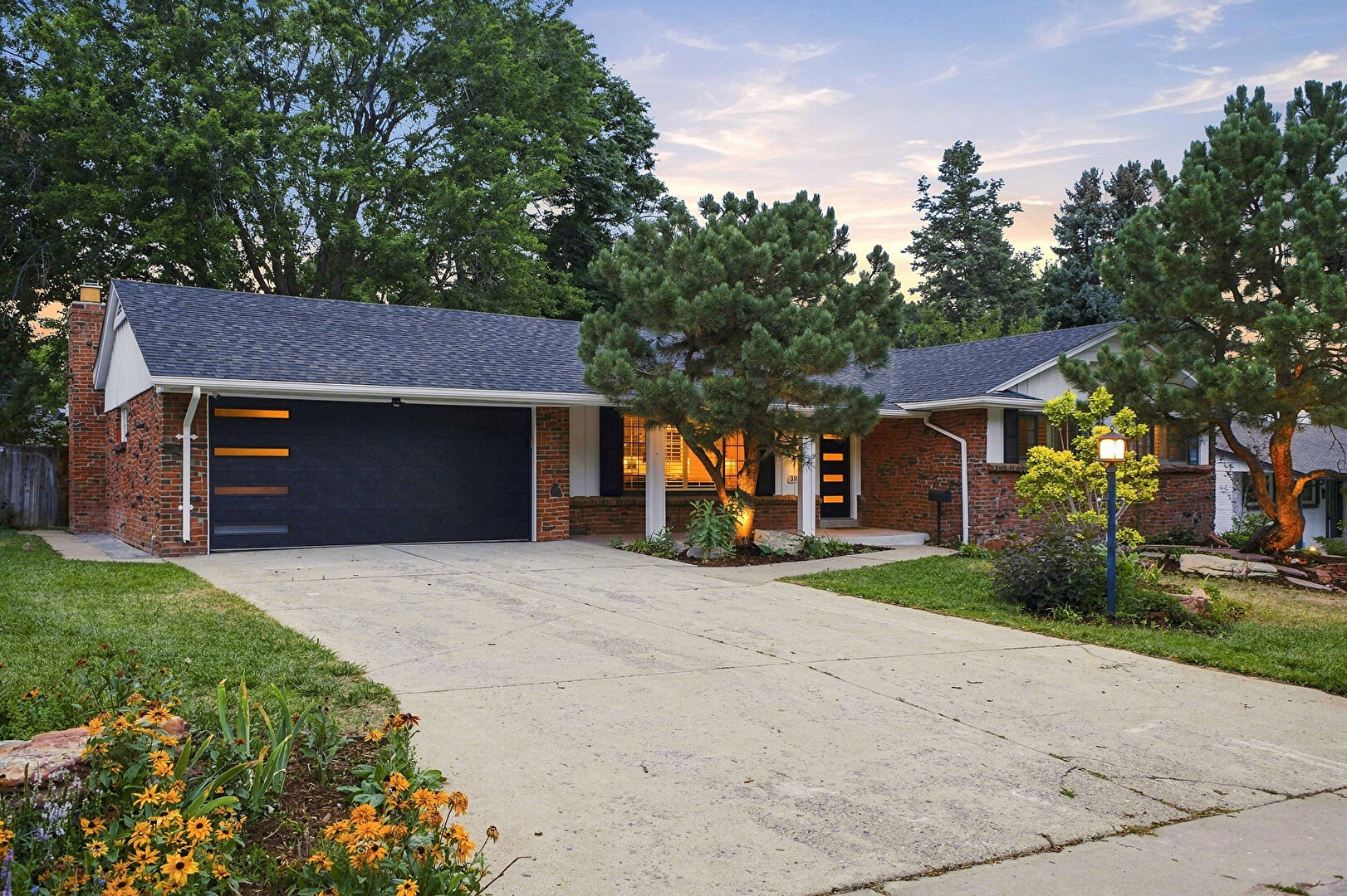 Front at 3851 South Hillcrest Drive, Denver, CO 80237, listed by Graham Mueller
