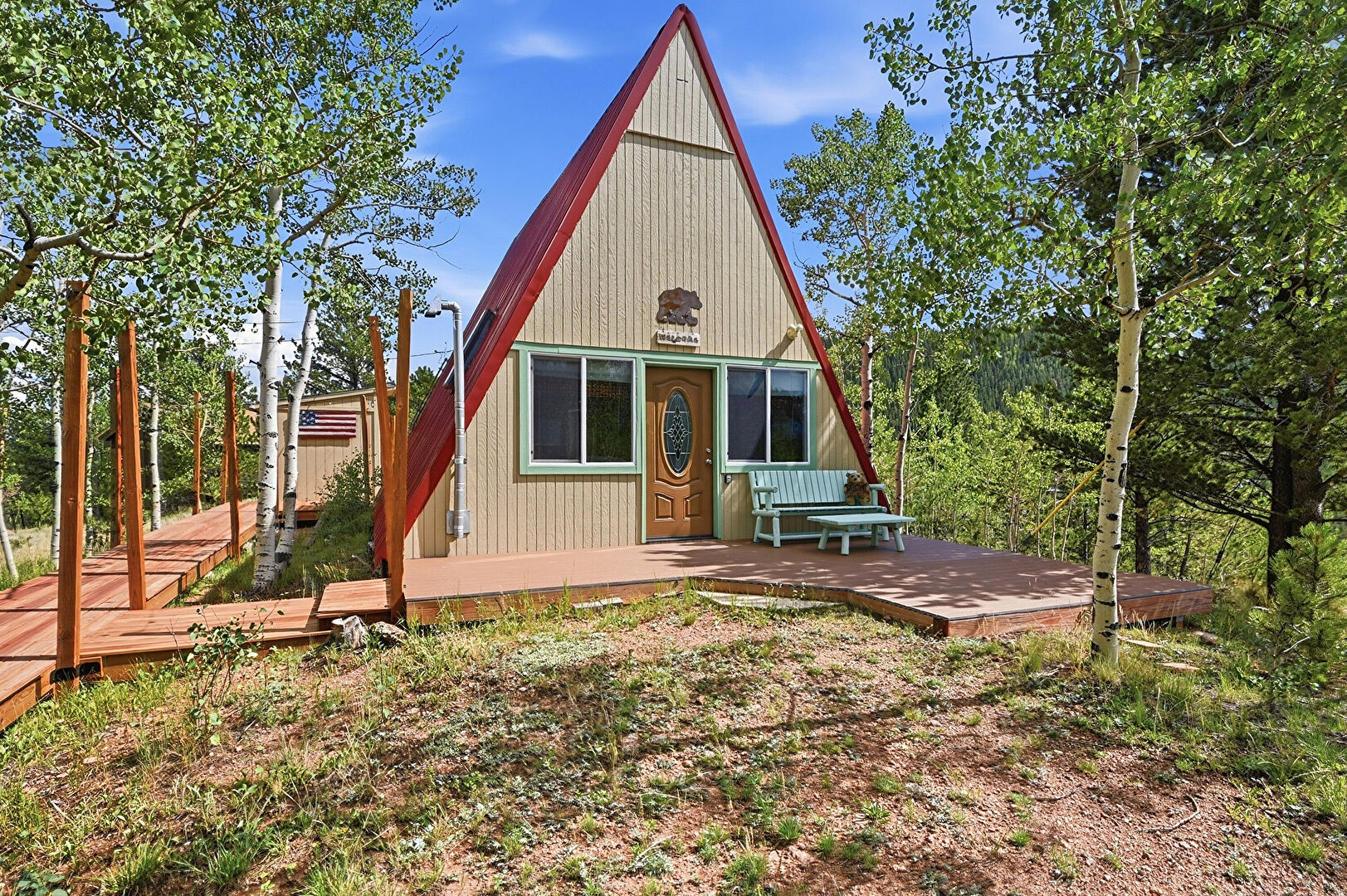 Front at 167 Hall Road, Bailey, CO 80421, listed by Hannah Taylor