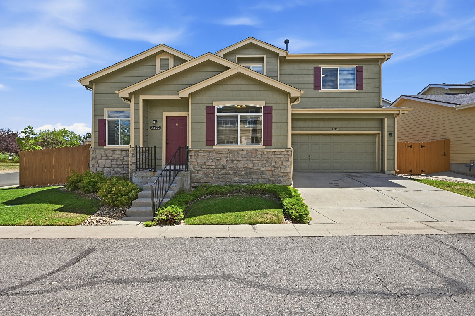 Front at 2220 West 101st Circle, Thornton, CO 80260, listed by Hugh Shaddox