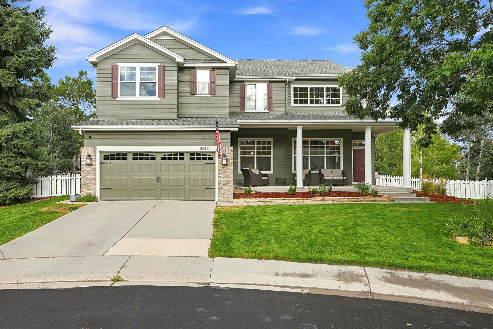 Front at 20273 East Maplewood Place, Centennial, CO 80016, listed by Tatyana Sturm