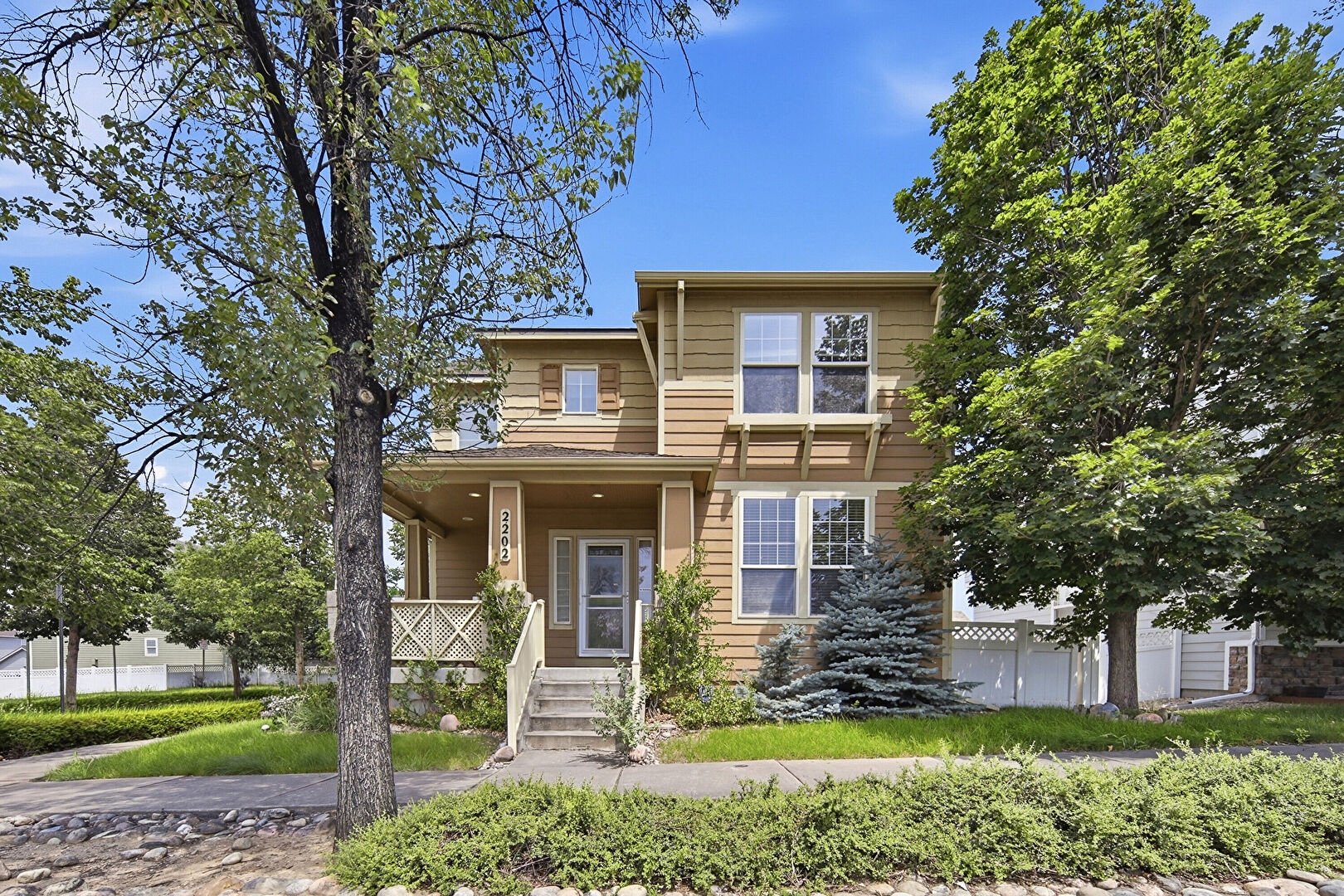 Front at 2202 Hanham Drive, Colorado Springs, CO 80910, listed by Jayson Holland