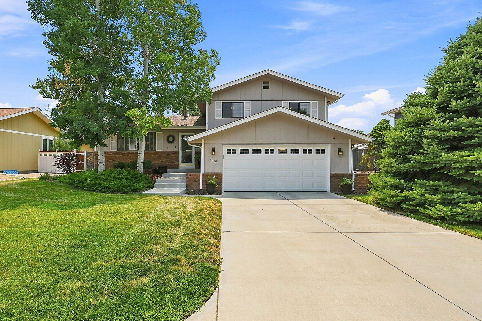 Front at 4318 West 6th Street, Greeley, CO 80634, listed by Brooklie Grant
