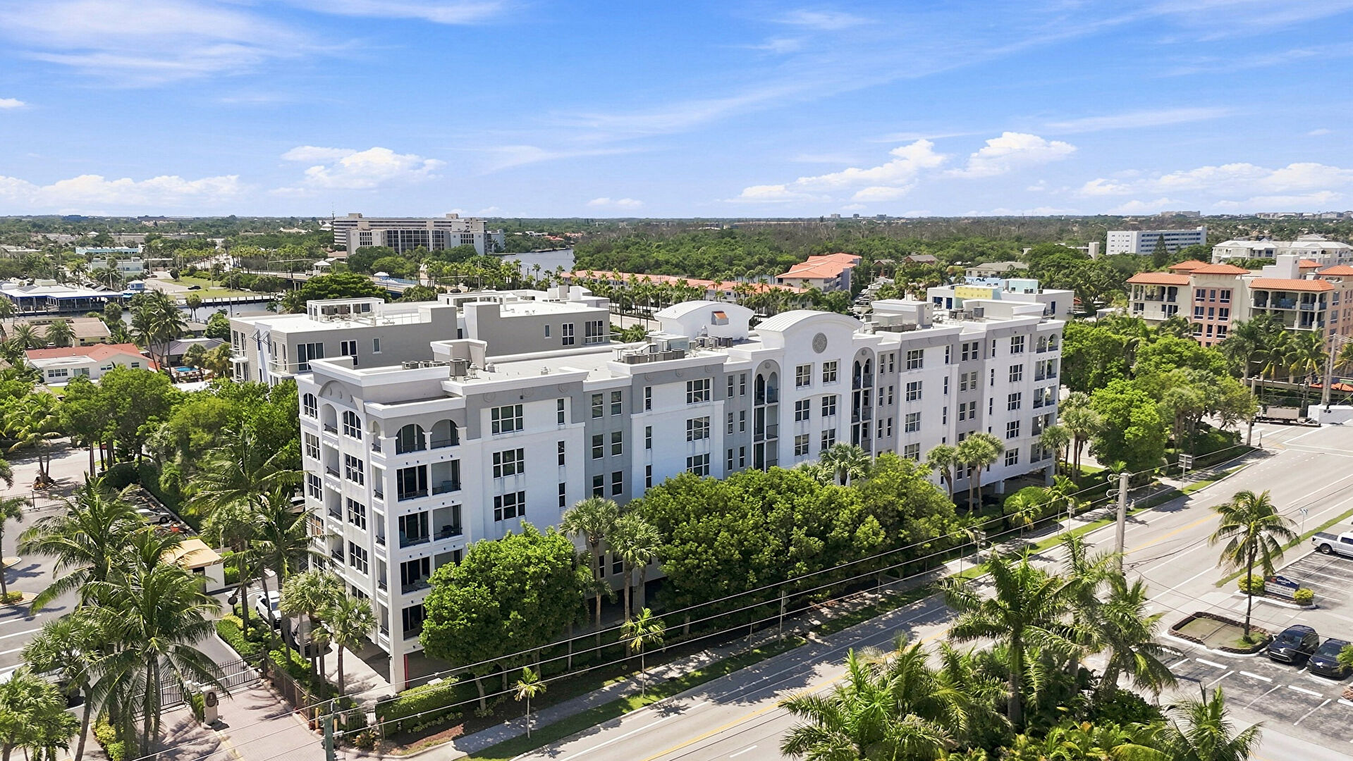 Aerial View at 101 Southeast 20th Avenue, 501, Deerfield Beach, FL 33441, listed by Larry Mastropieri