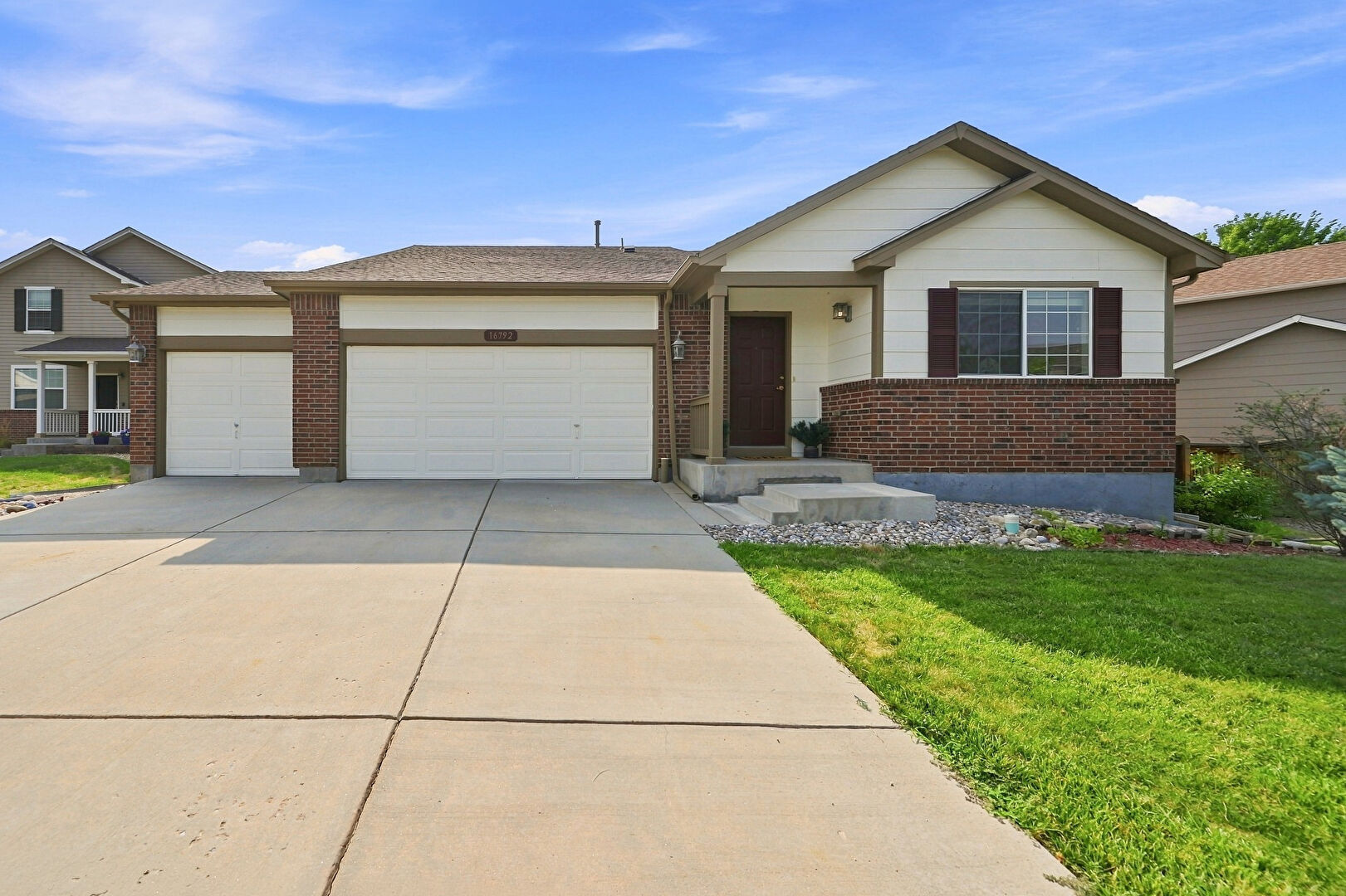 Front at 16792 East Prairie Wind Avenue, Parker, CO 80134, listed by Jiewen Yuan