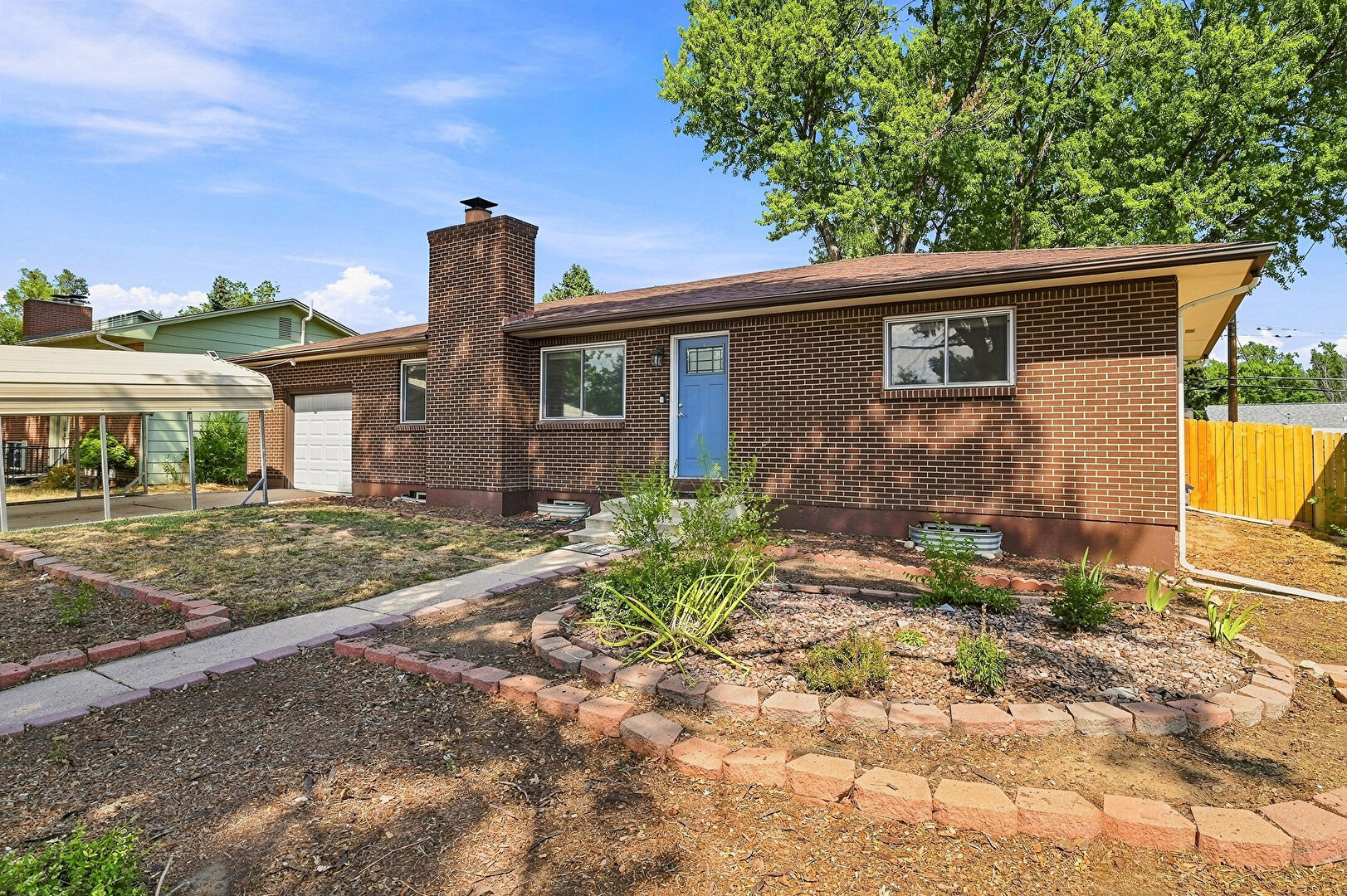 Front at 1119 Fosdick Drive, Colorado Springs, CO 80909, listed by Jayson Holland