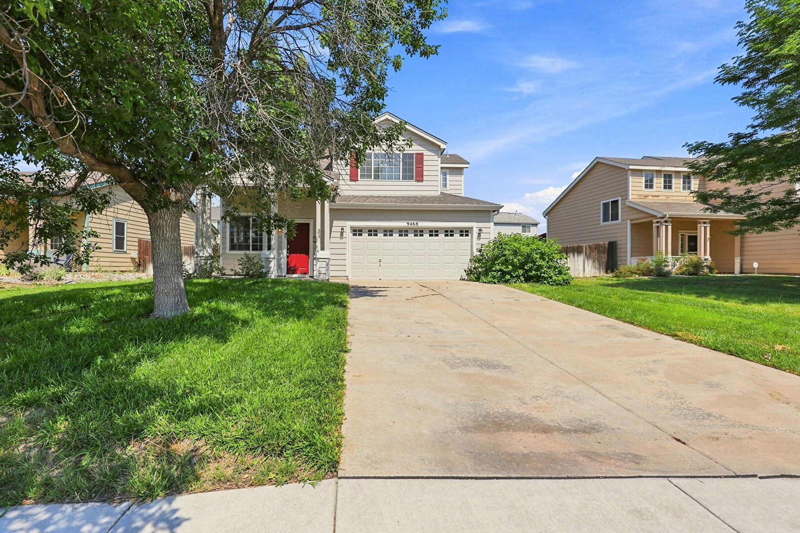 Front at 9468 Pony Gulch Way, Colorado Springs, CO 80925, listed by Taylor Haas