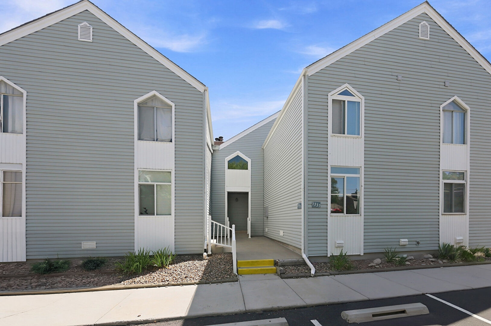 Front at 3337 South Monaco Street Parkway, Unit A, Denver, CO 80222, listed by Luz Daniels