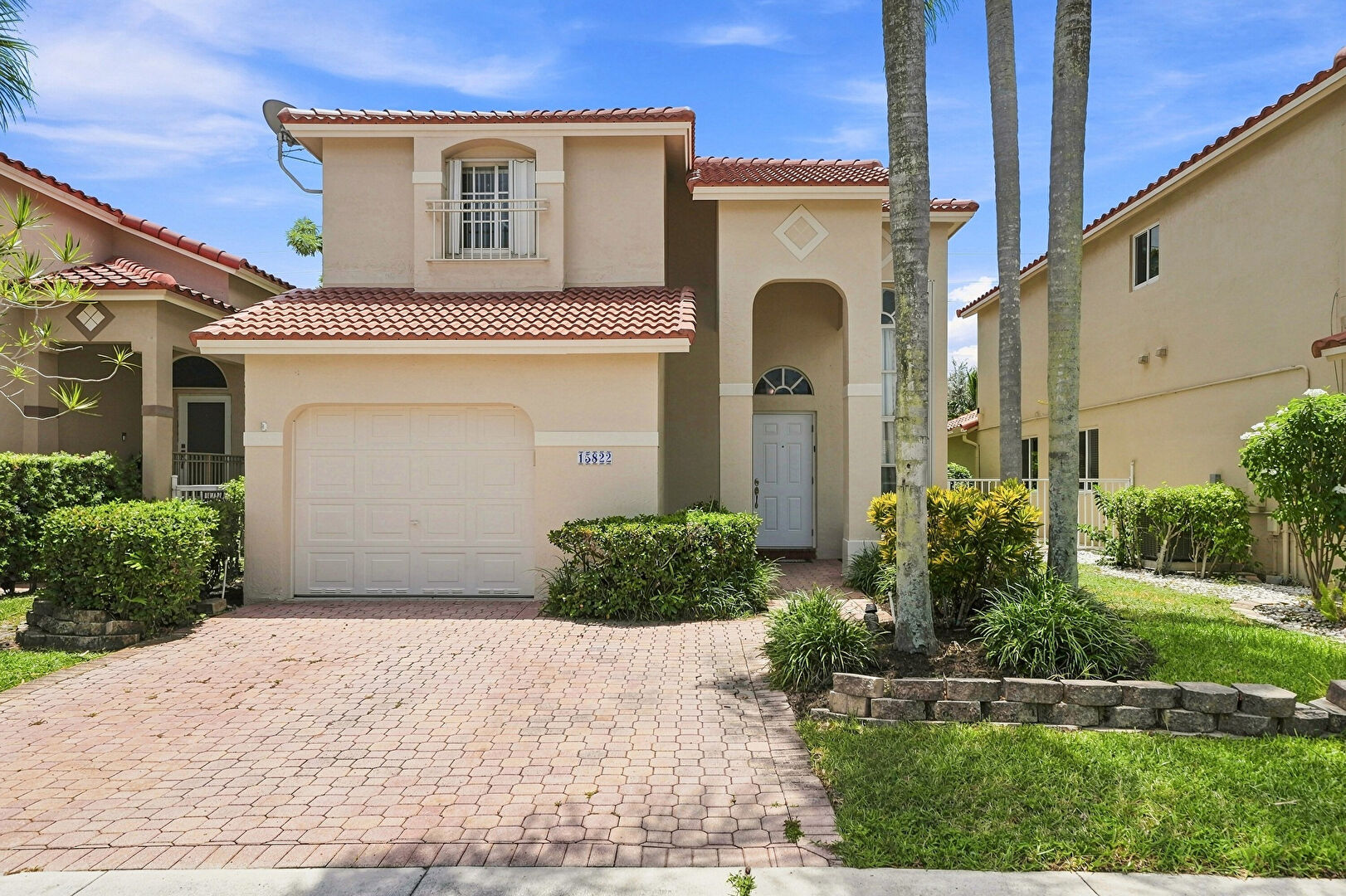 Front at 15822 Southwest 16th Court, Pembroke Pines, FL 33027, listed by Malaqui Geibel