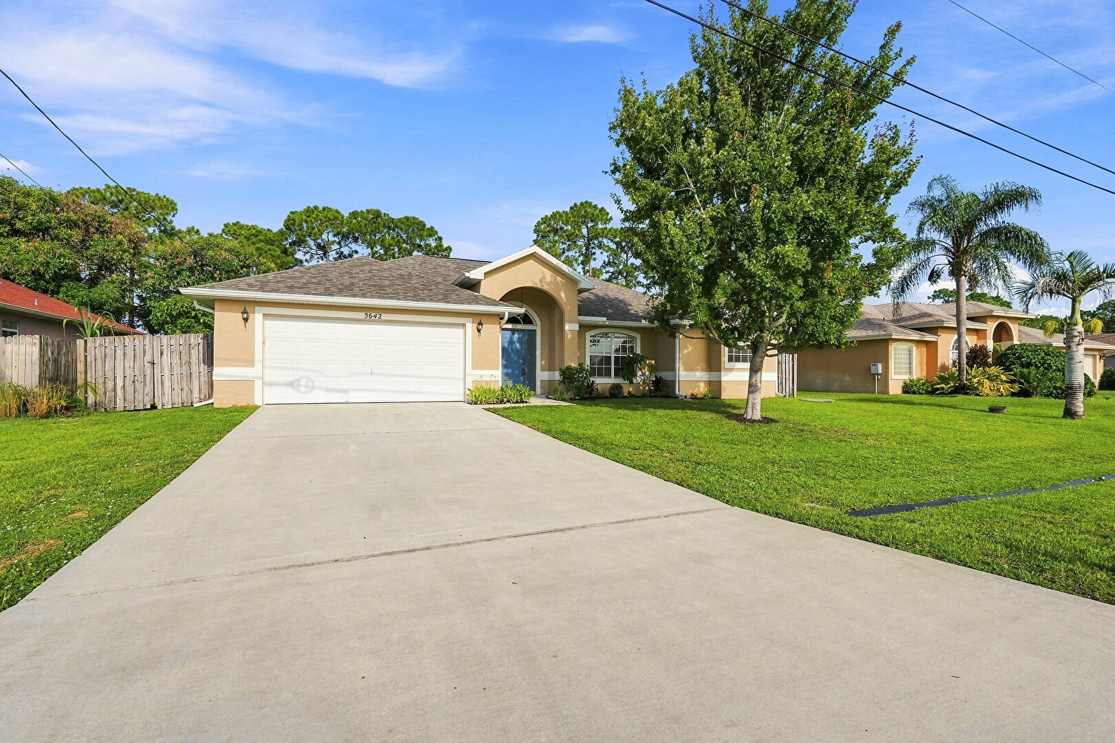 Front at 3642 Southwest Conibear Street, Port St. Lucie, FL 34953, listed by Richele Sirak, MLS ID: B26064583