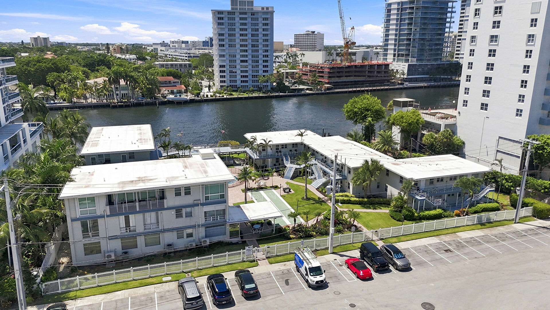 Aerial View at 741 Bayshore Drive #32n, Fort Lauderdale, FL 33304, listed by Eric Heyaime