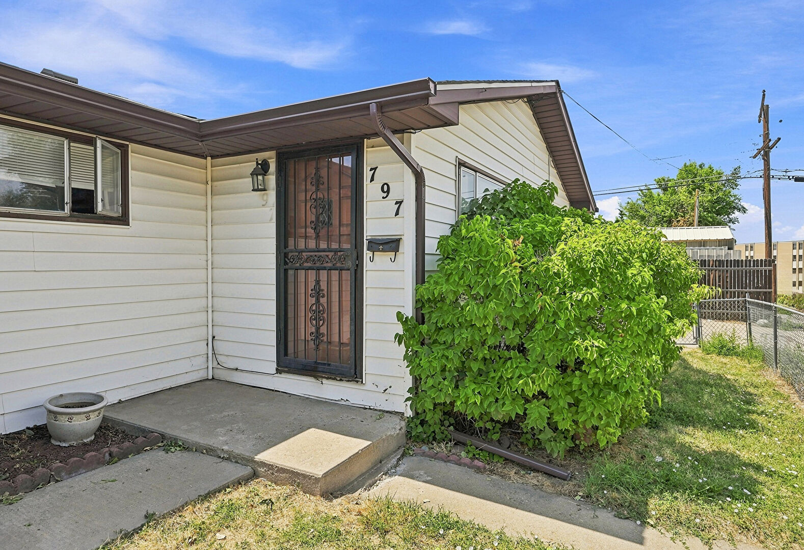 Exterior Entry at 797 Emporia Street, Aurora, CO 80010, listed by Taylor Haas