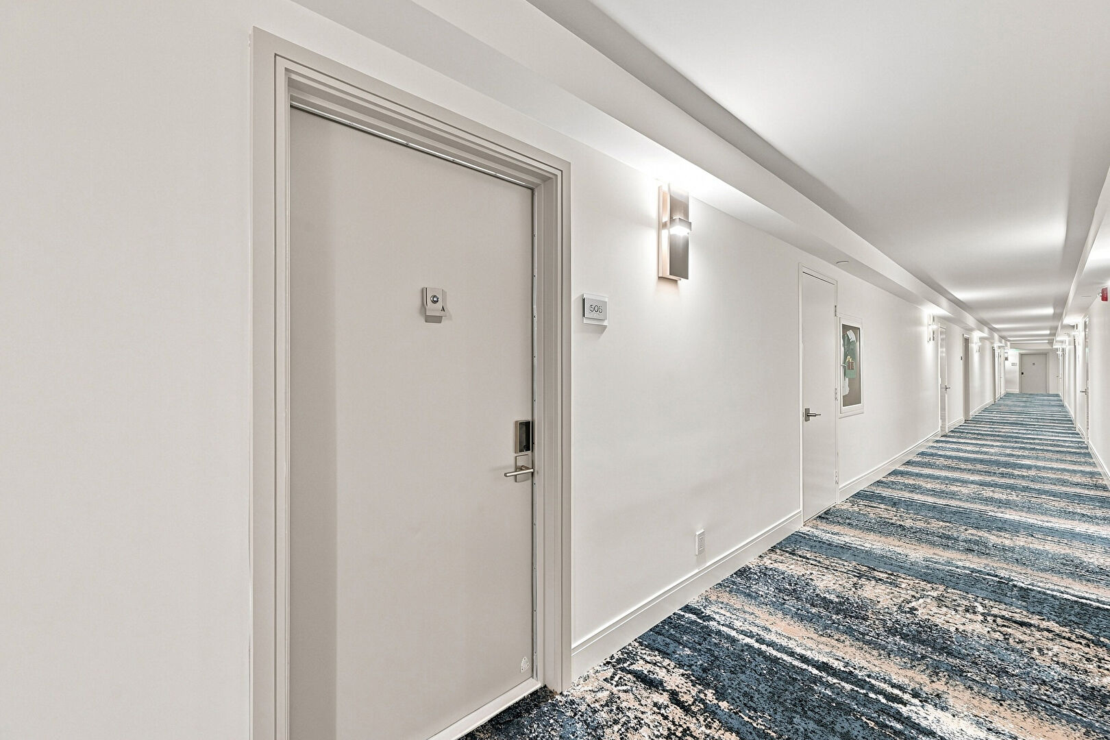 Hallway at 531 North Ocean Boulevard, 505, Pompano Beach, FL 33062, listed by Rachael Barach