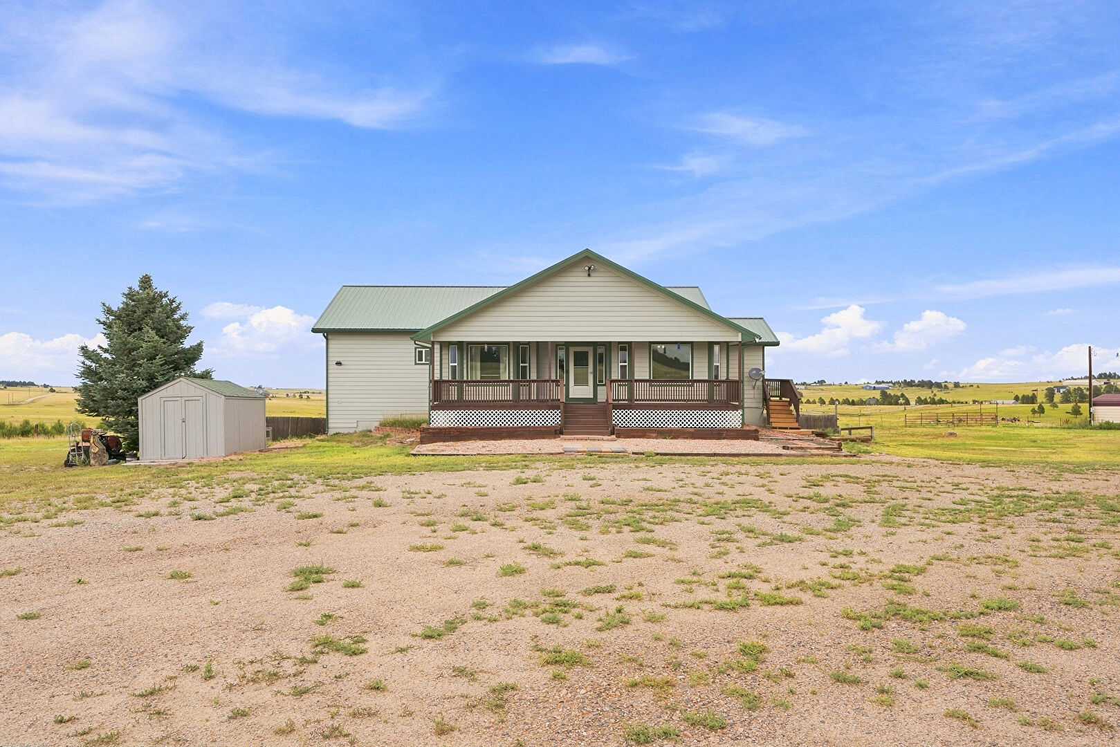 Front at 5517 County Road 124, Elizabeth, CO 80107, listed by Andrew Livingston