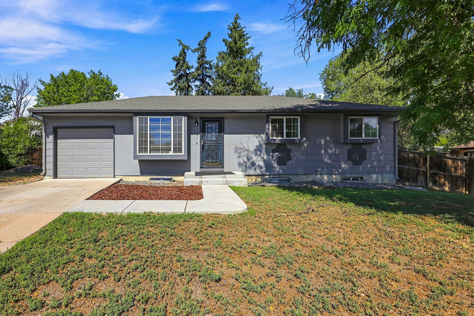 Front at 4031 Shelley Avenue, Colorado Springs, CO 80910, listed by Taylor Haas