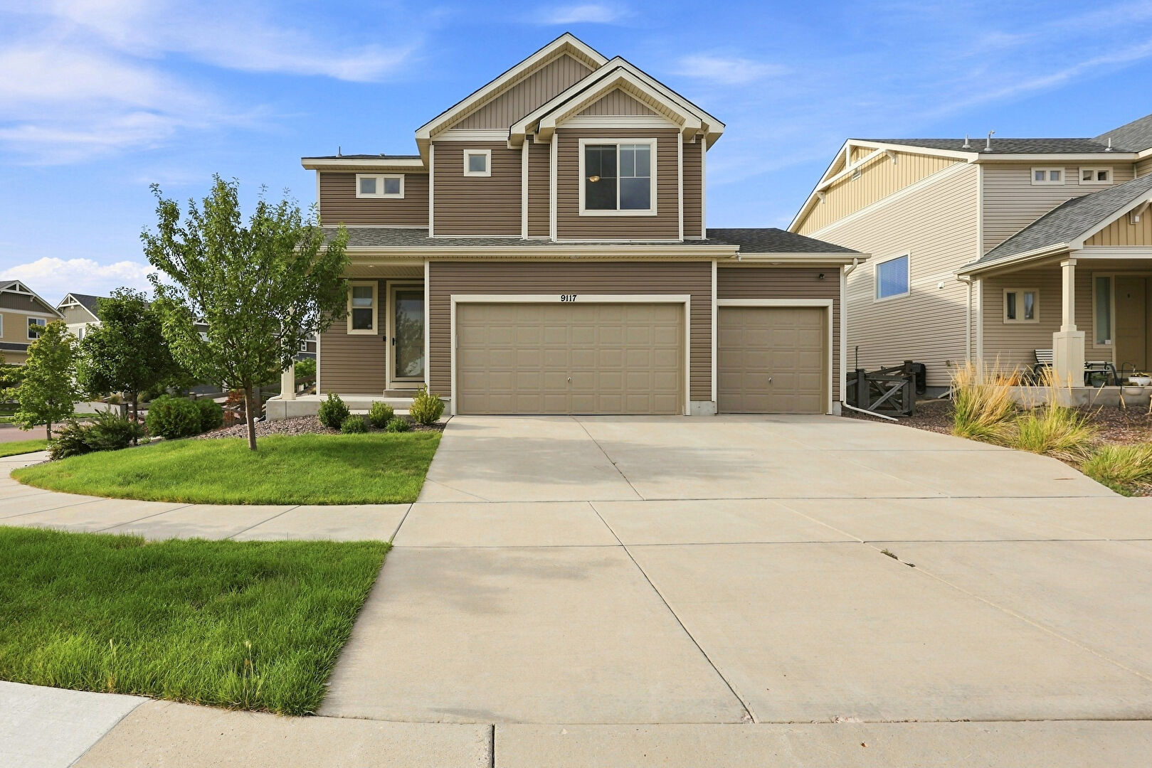 Front at 9117 Pacific Crest Drive, Colorado Springs, CO 80927, listed by Taylor Haas