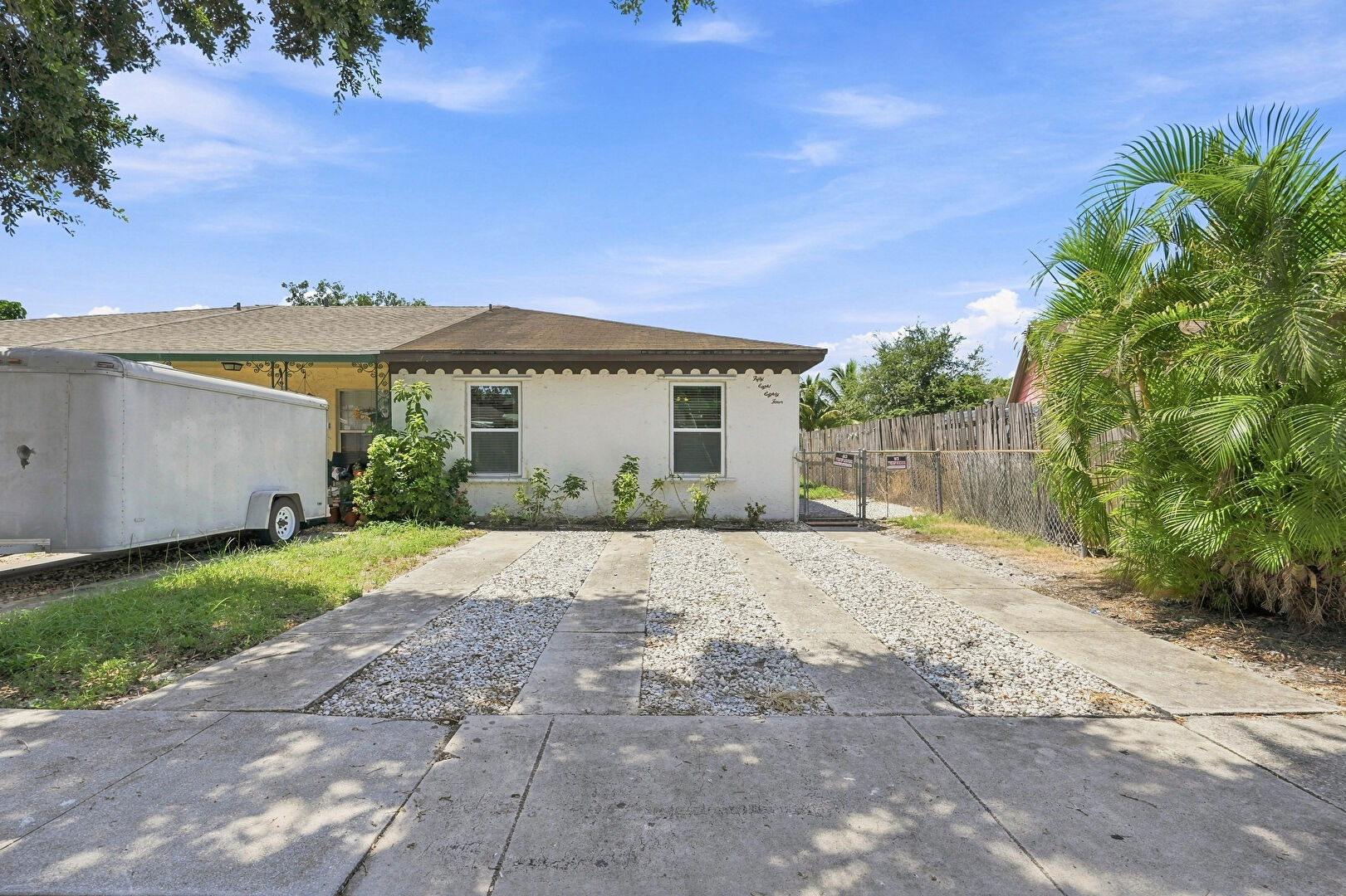 Front at 5884 South 38th Street, Greenacres, FL 33463, listed by Becky Urbina