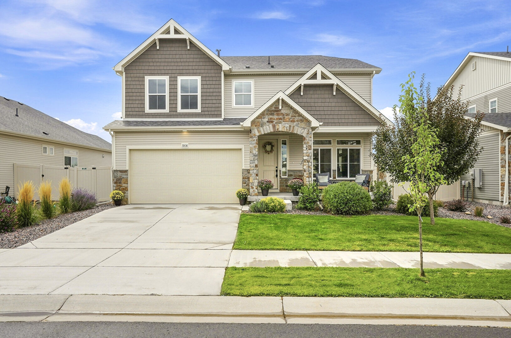 Front at 3808 Sprucewood Dr, Johnstown, CO 80534, listed by Tabatha McClure