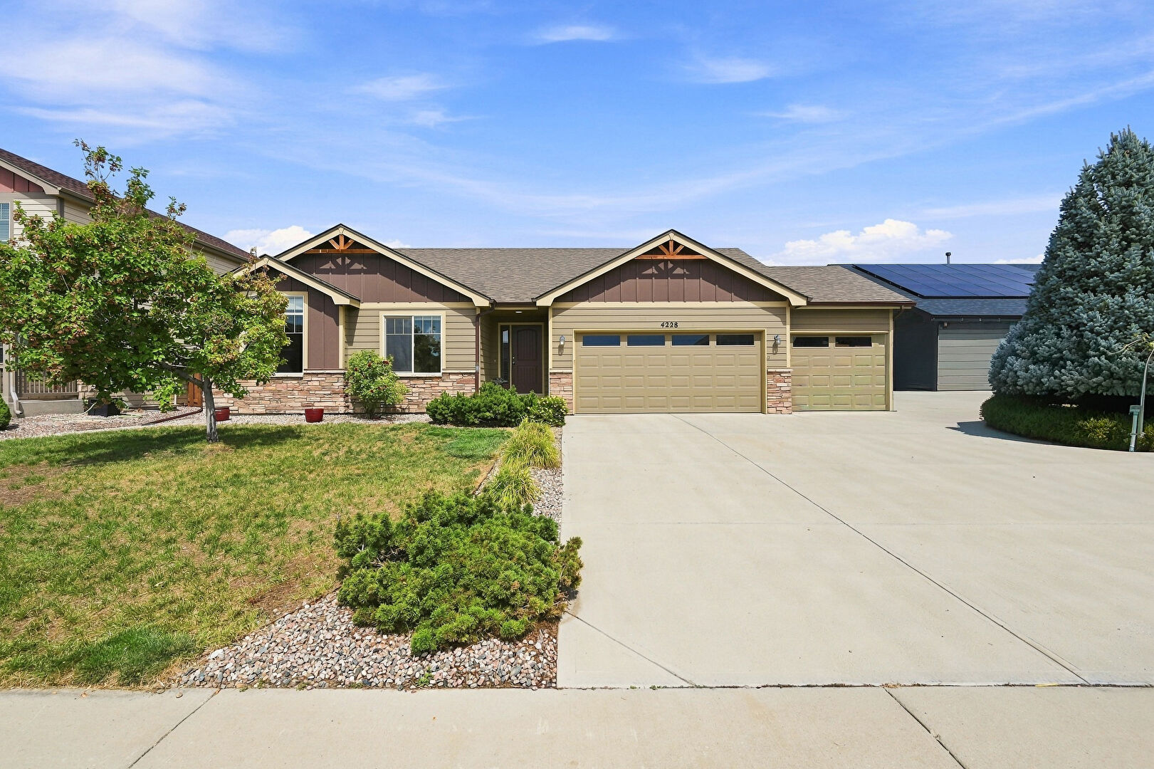 Front at 4228 Cypress Ridge Lane, Wellington, CO 80549, listed by Brad Inhulsen