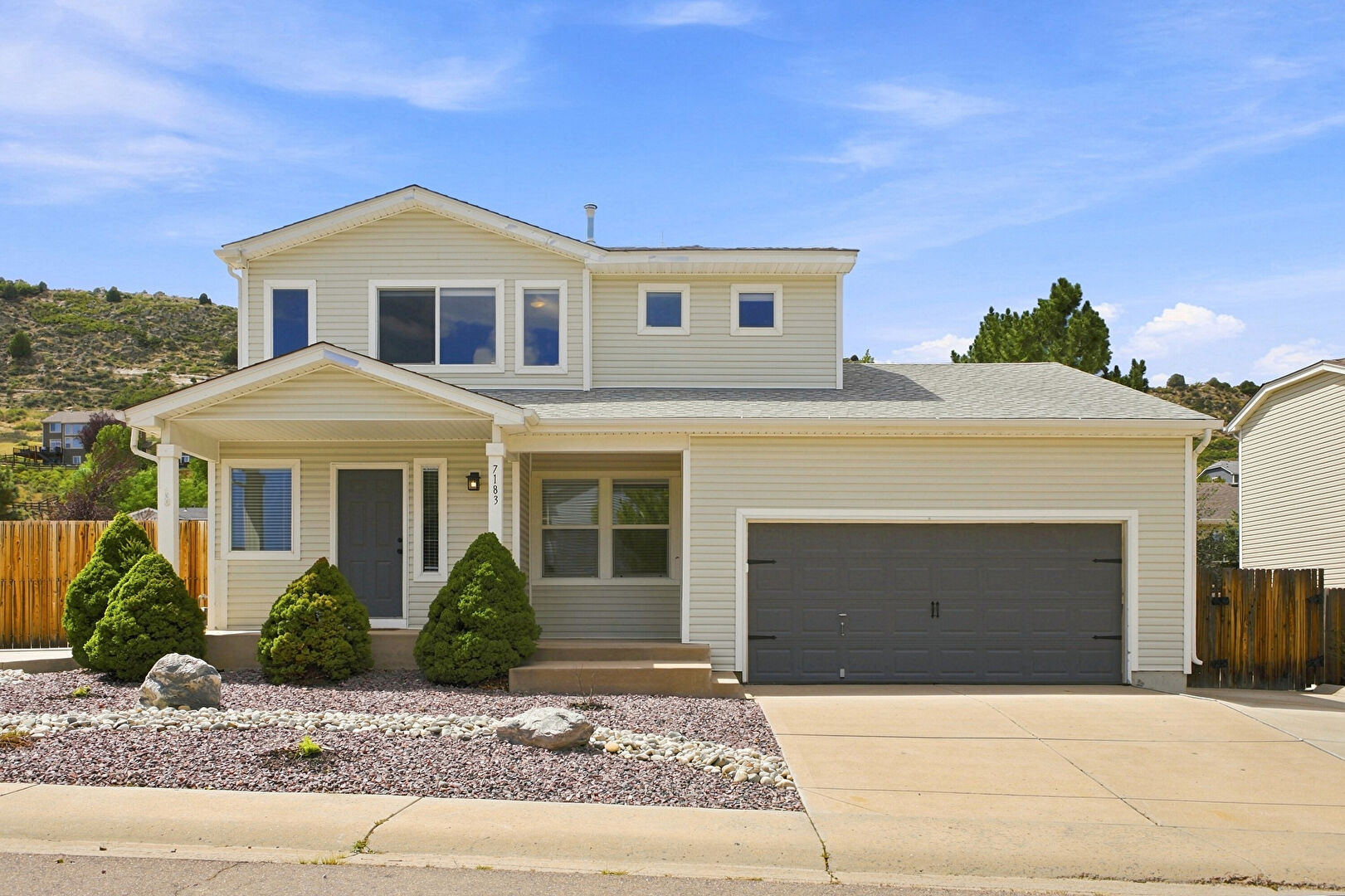 Front at 7183 Dome Rock Road, Littleton, CO 80125, listed by Diane Chado