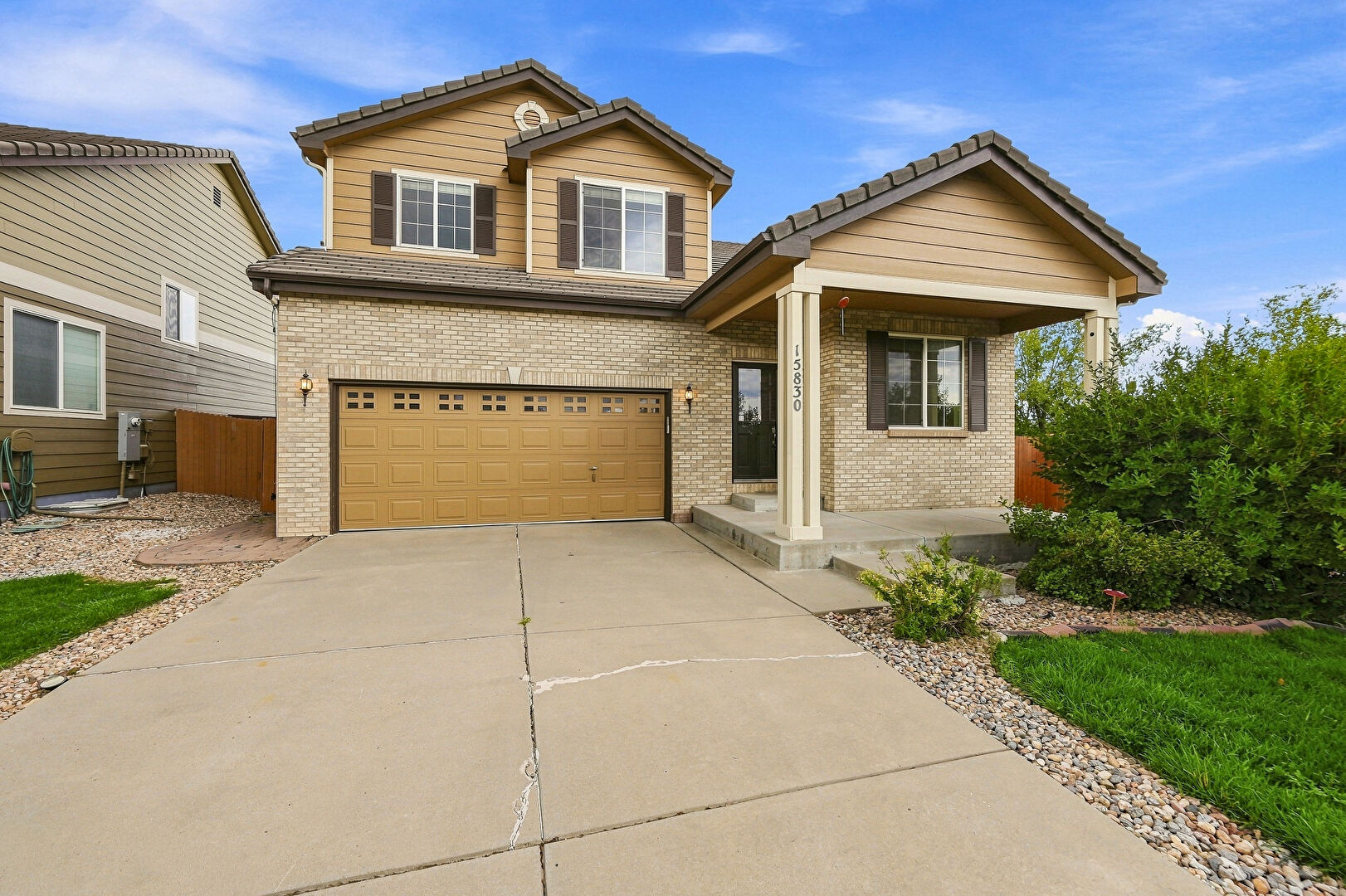 Front at 15830 Abbeylara Ln, Parker, CO 80134, listed by Taylor Haas