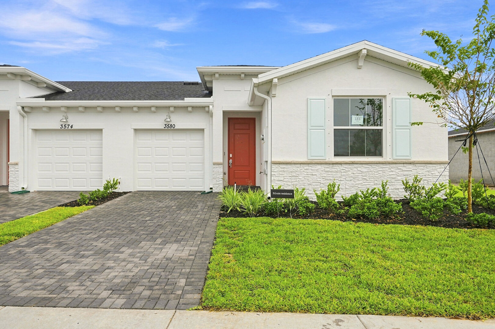 Exterior Entry at 3580 Spanish Cedar Place, Fort Pierce, FL 34946, listed by Ravi Mohanka