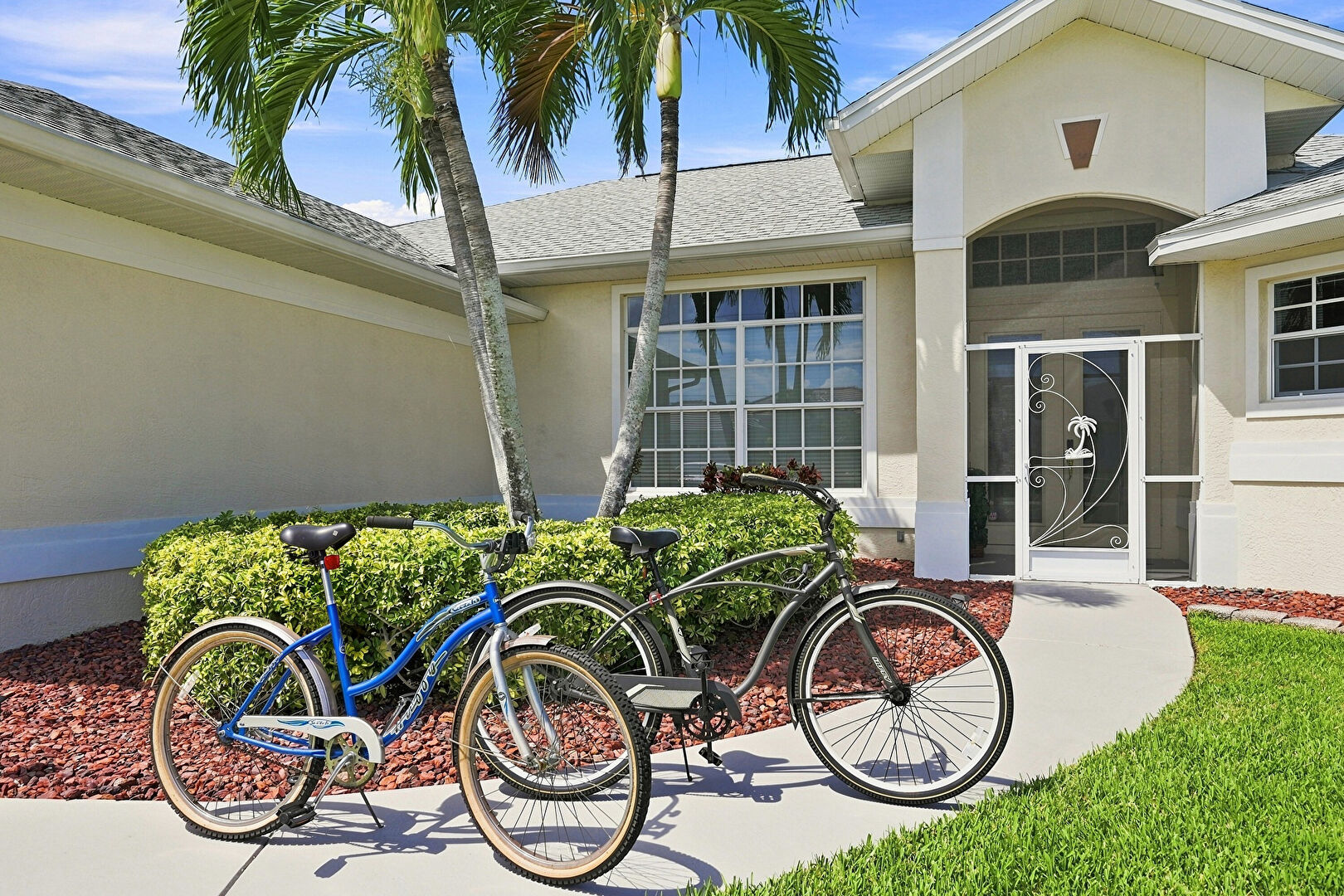 Exterior Entry at 2214 Southeast 19th Place, Cape Coral, FL 33990, listed by Brett Crume