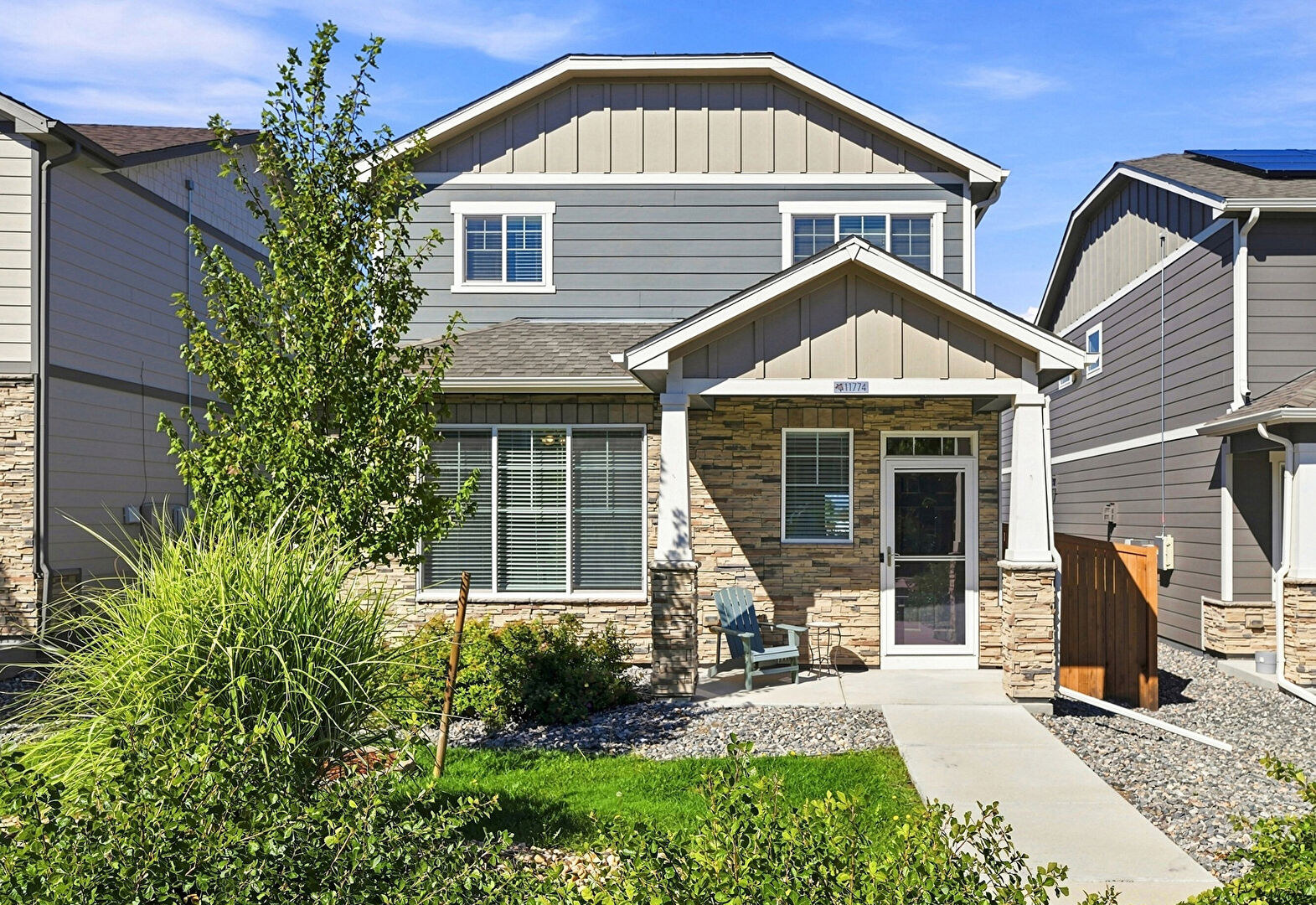 Front at 11774 Lovegrass Drive, Parker, CO 80138, listed by Viktoria Natale