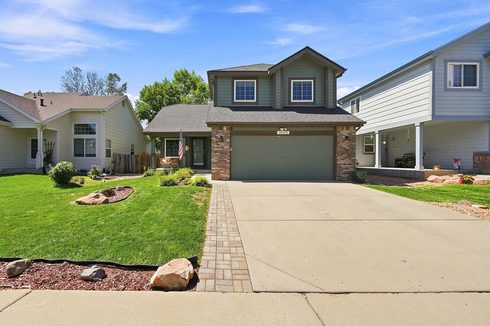 Front at 10499 Foxfire Street, Firestone, CO 80504, listed by Eric Morris