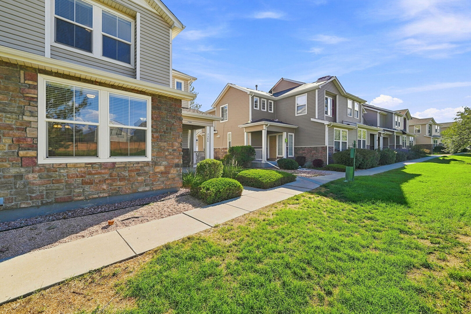 Front at 7386 Sandy Springs Point, Fountain, CO 80817, listed by Taylor Haas