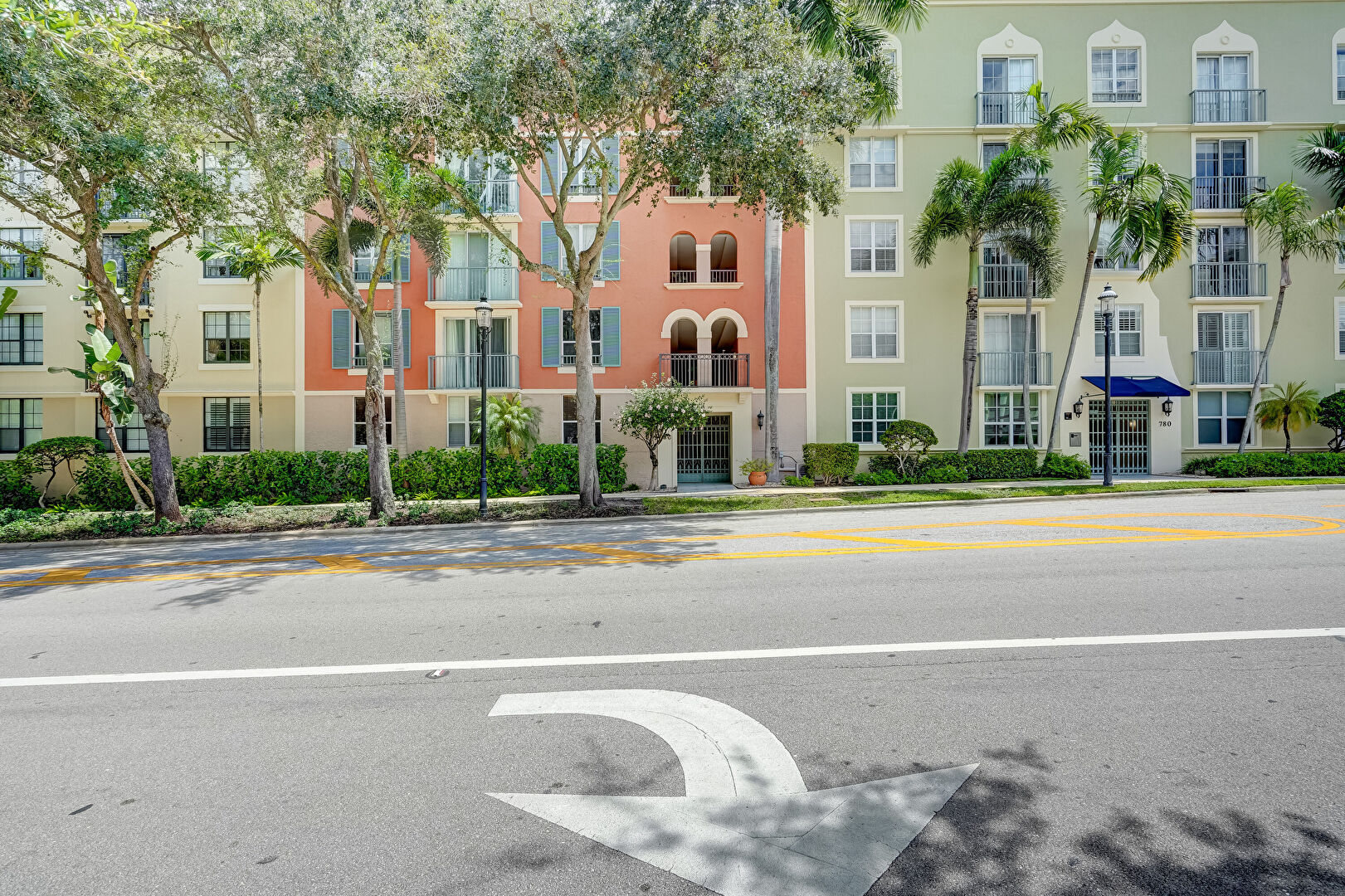 Front at 780 South Sapodilla Avenue, #412, West Palm Beach, FL 33401, listed by Susan Brown
