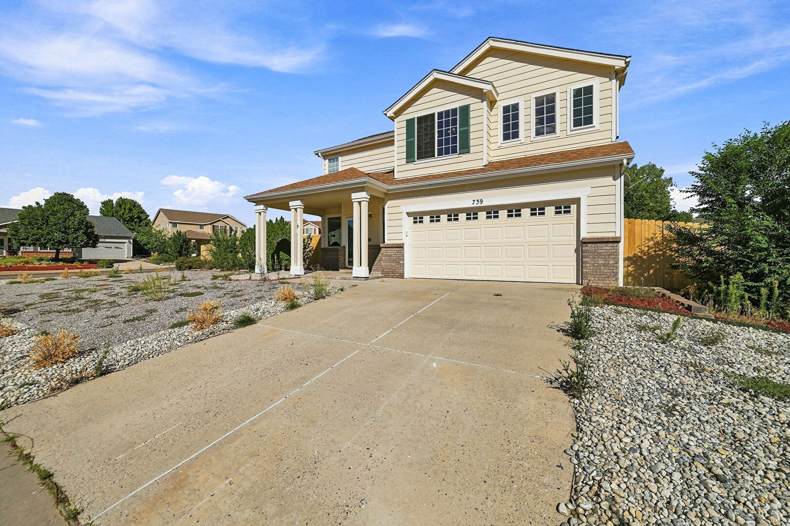 Front at 739 Prairie Star Circle, Colorado Springs, CO 80916, listed by Greg Livingston