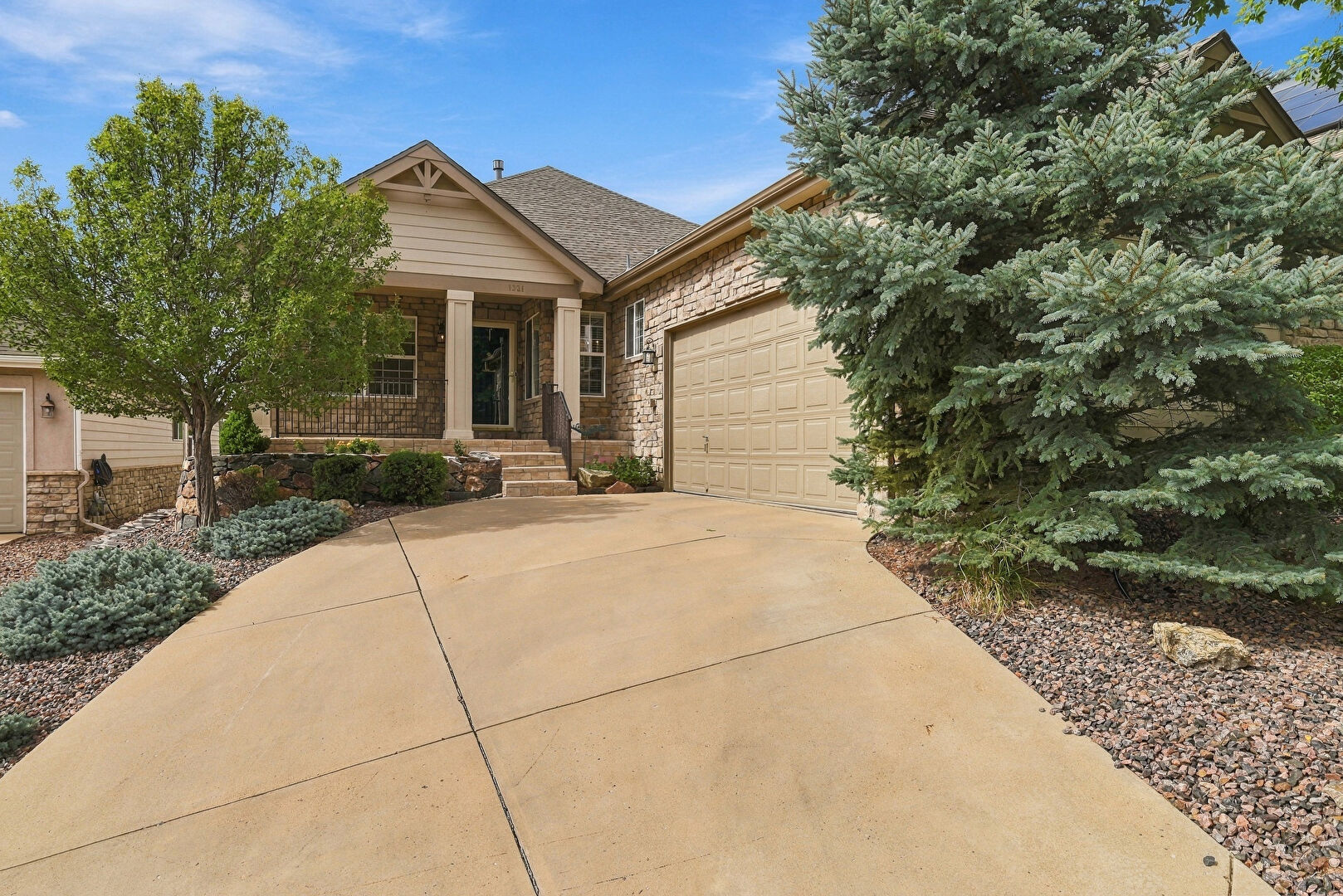 Front at 1331 Castlepoint Circle, Castle Pines, CO 80108, listed by Mary Vielhauer Vielhauer Realty Inc