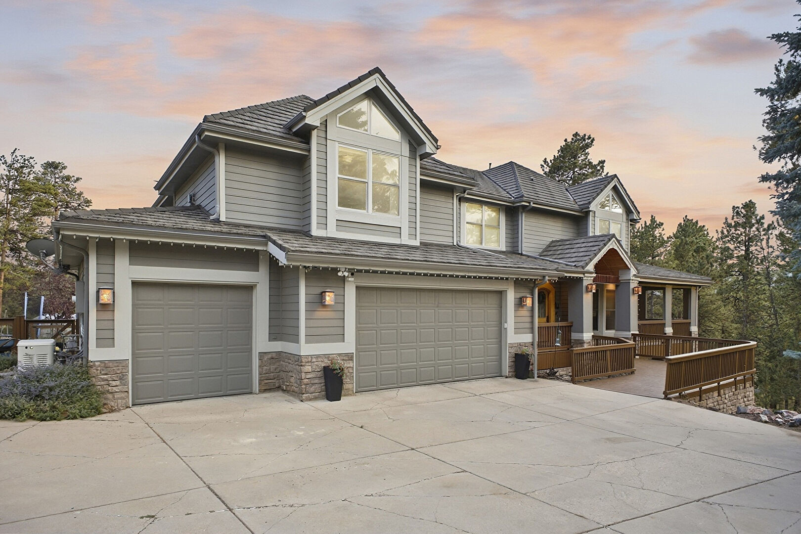 Twilight View at 7086 Timbers Drive, Evergreen, CO 80439, listed by K.C. Golfinopoulos