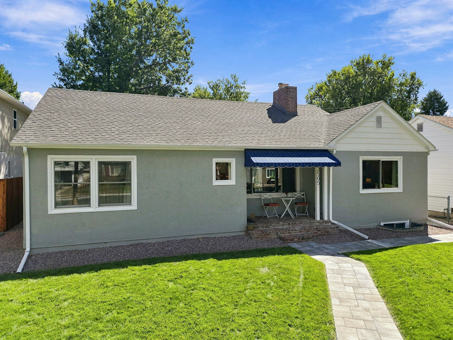 Aerial View at 2505 North Corona Street, Colorado Springs, CO 80907, listed by Eddie Hurt