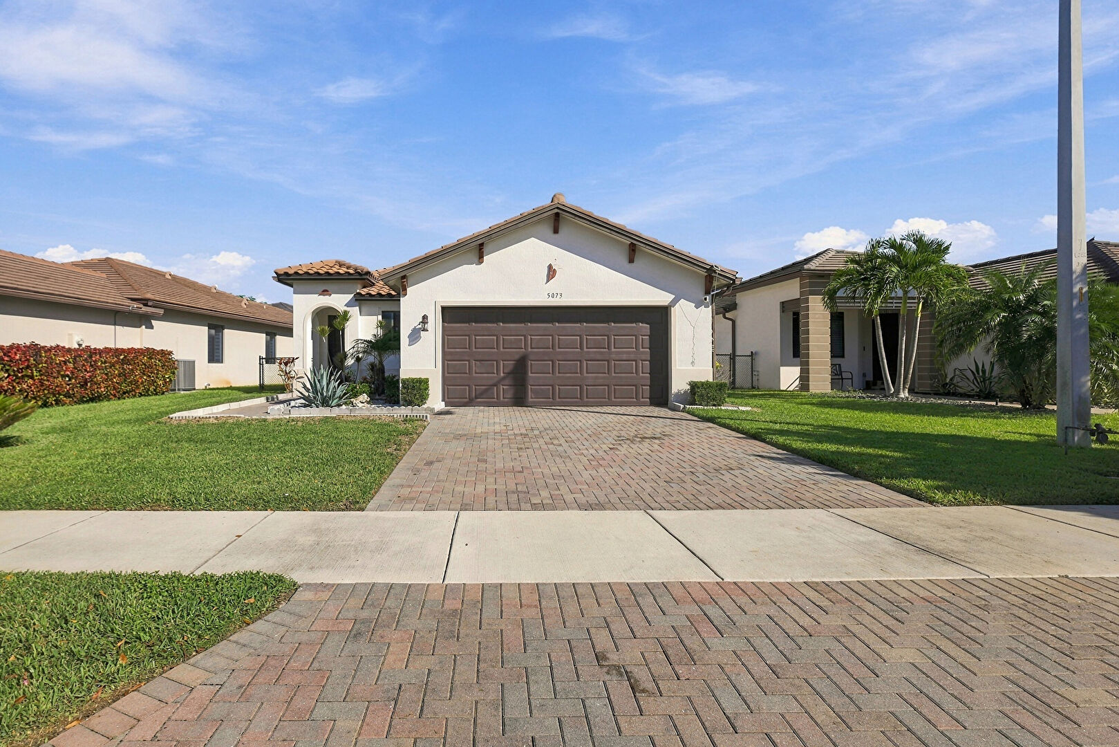 Front at 5073 Arancia Ln, Ave Maria, FL 34142, listed by Roserdley CreveCoeur