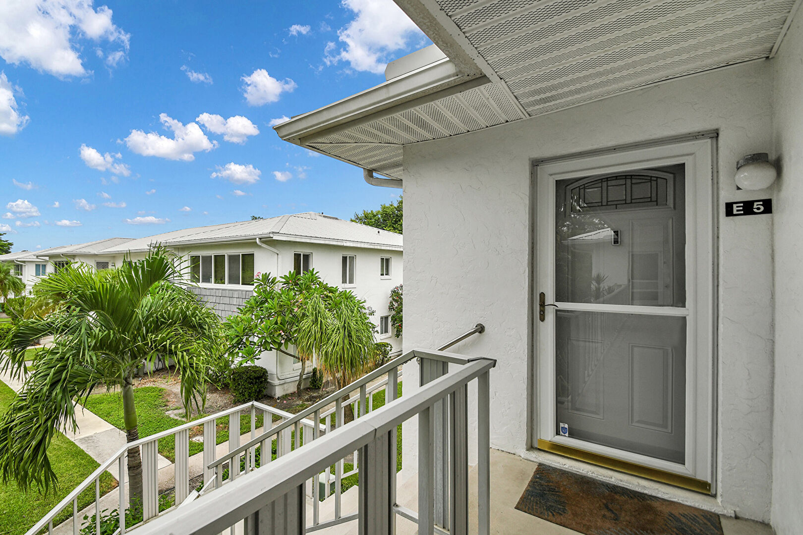 Exterior Entry at 431 Van Buren Street, Unit E5, Fort Myers, FL 33916, listed by Sandie Saxon, MLS ID: 2026039285