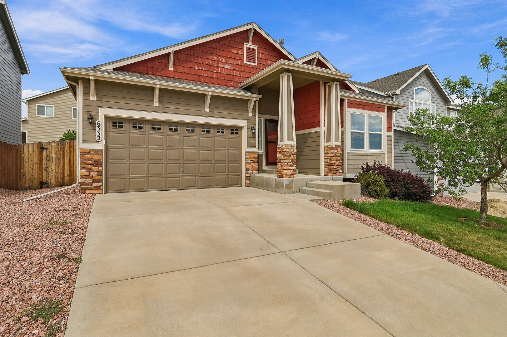 Front at 6332 Tramore Way, Colorado Springs, CO 80923, listed by Taylor Haas