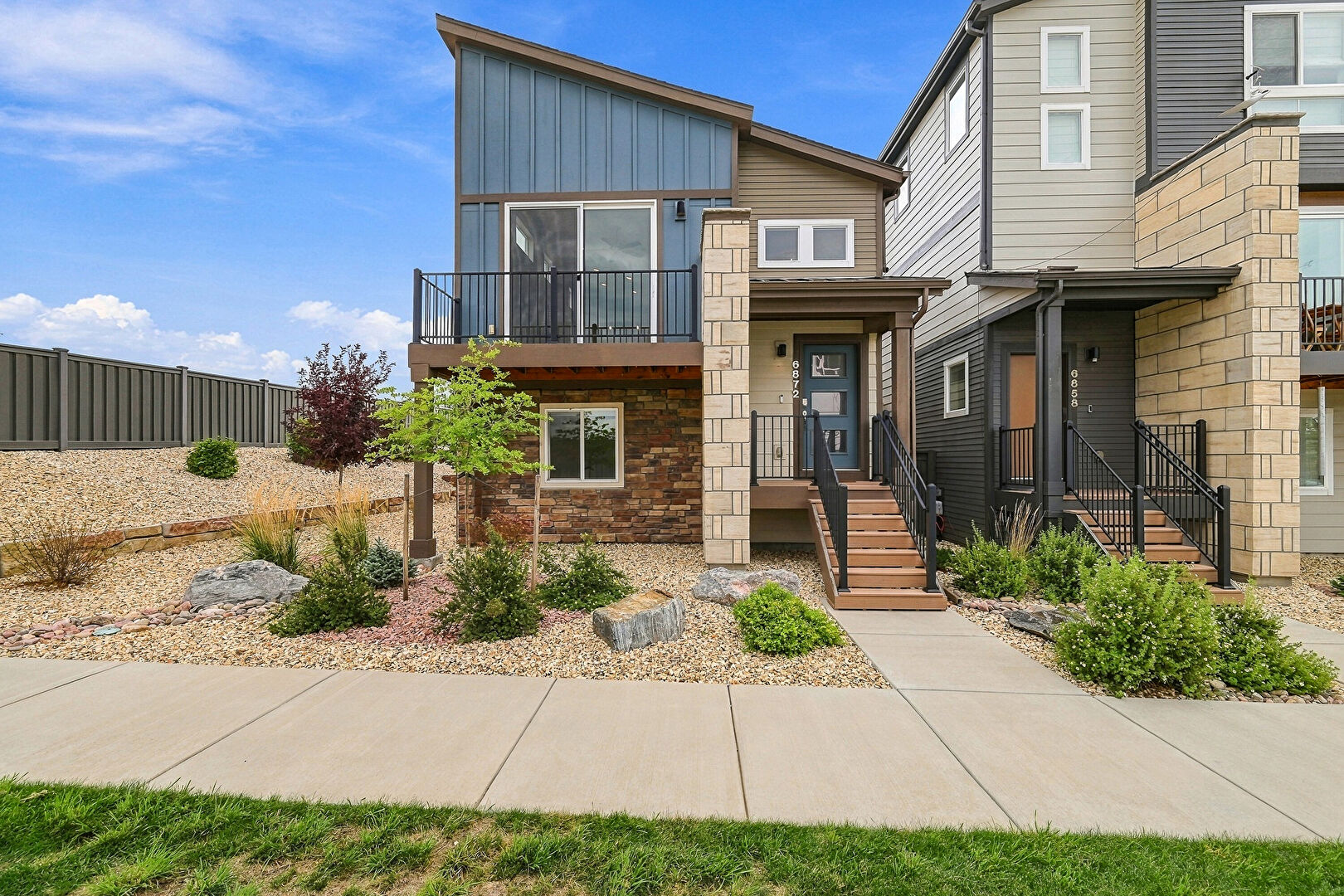 Front at 6872 Lily Mountain Lane, Colorado Springs, CO 80923, listed by Taylor Haas