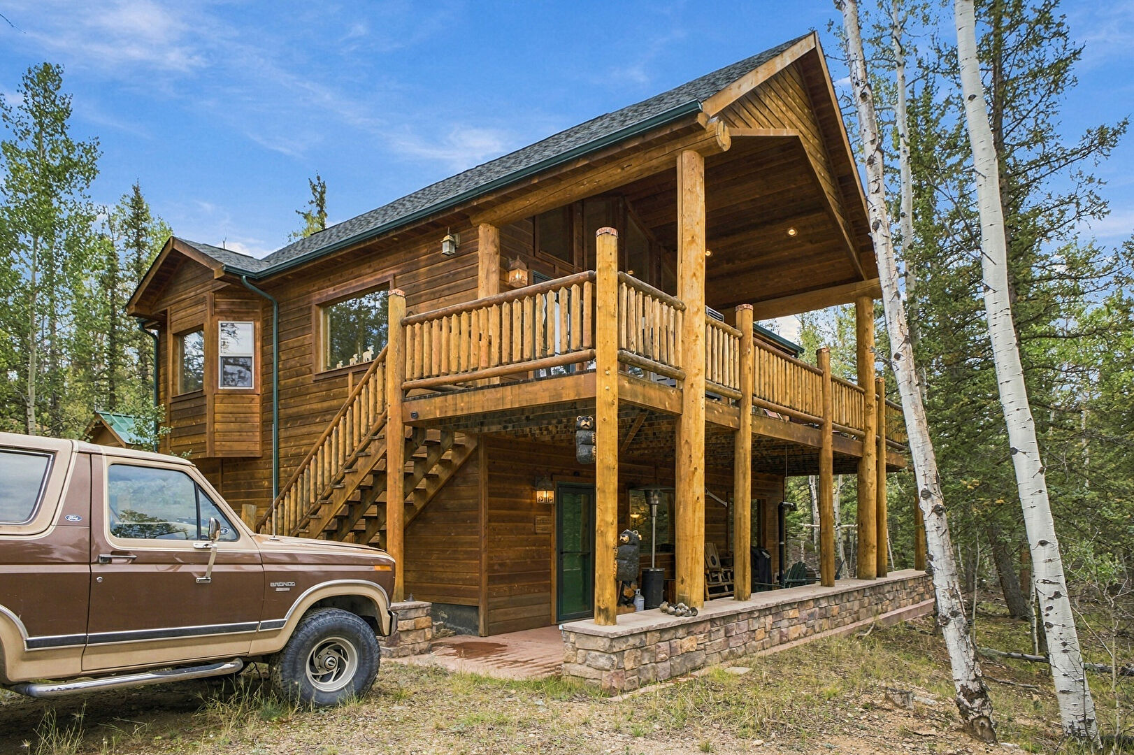 Front at 150 Haida Road, Jefferson, CO 80456, listed by Chad Swenson