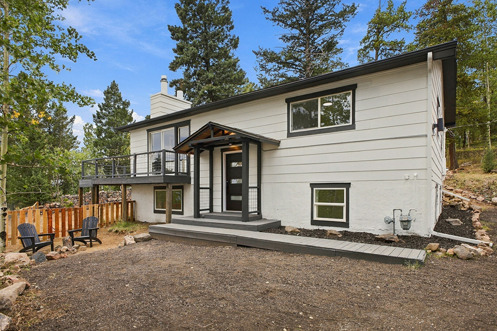 Front at 11682 Baca Road, Conifer, CO 80433, listed by Peter Pasque