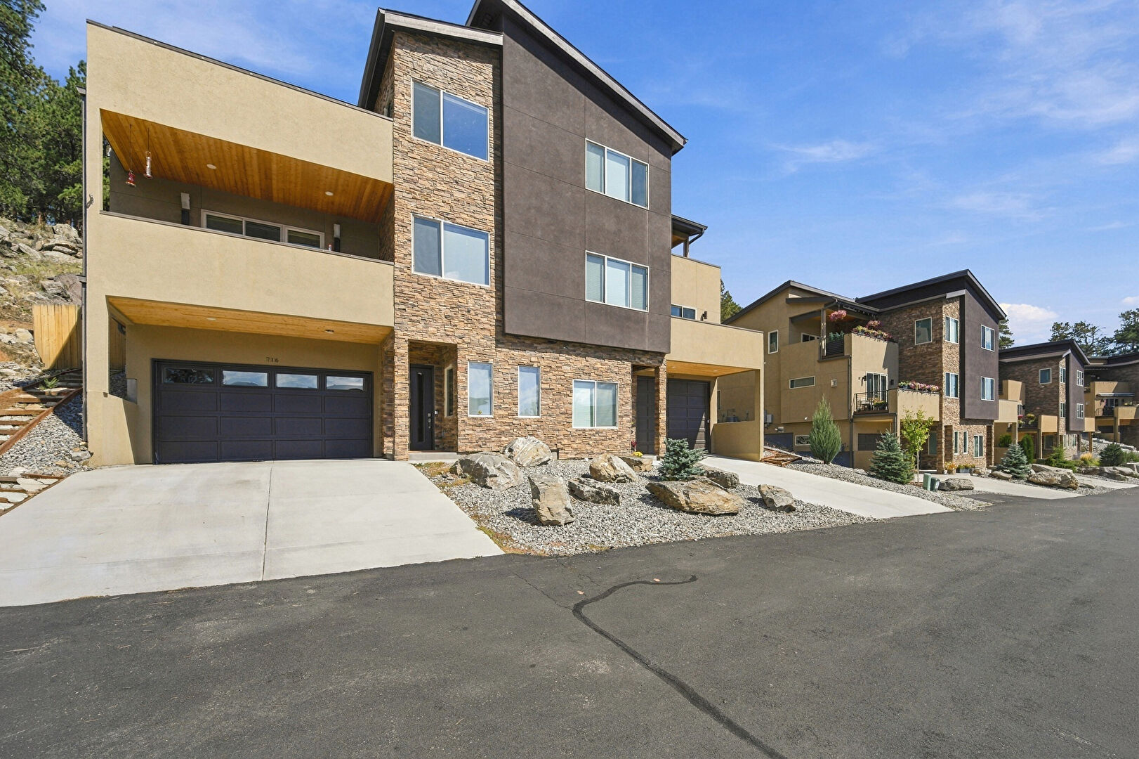 Front at 726 Dreamcatcher Lane, Evergreen, CO 80439, listed by Casey Hodges
