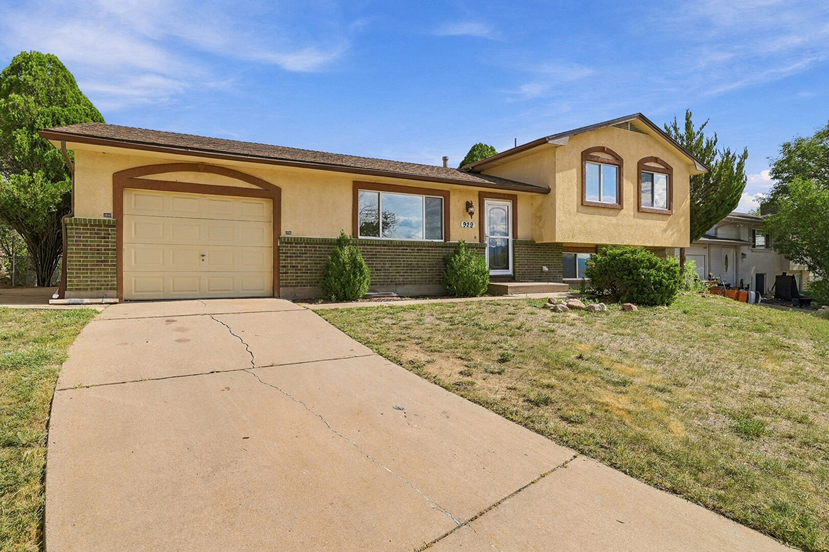 Front at 929 Cardinal Street, Colorado Springs, CO 80911, listed by Taylor Haas