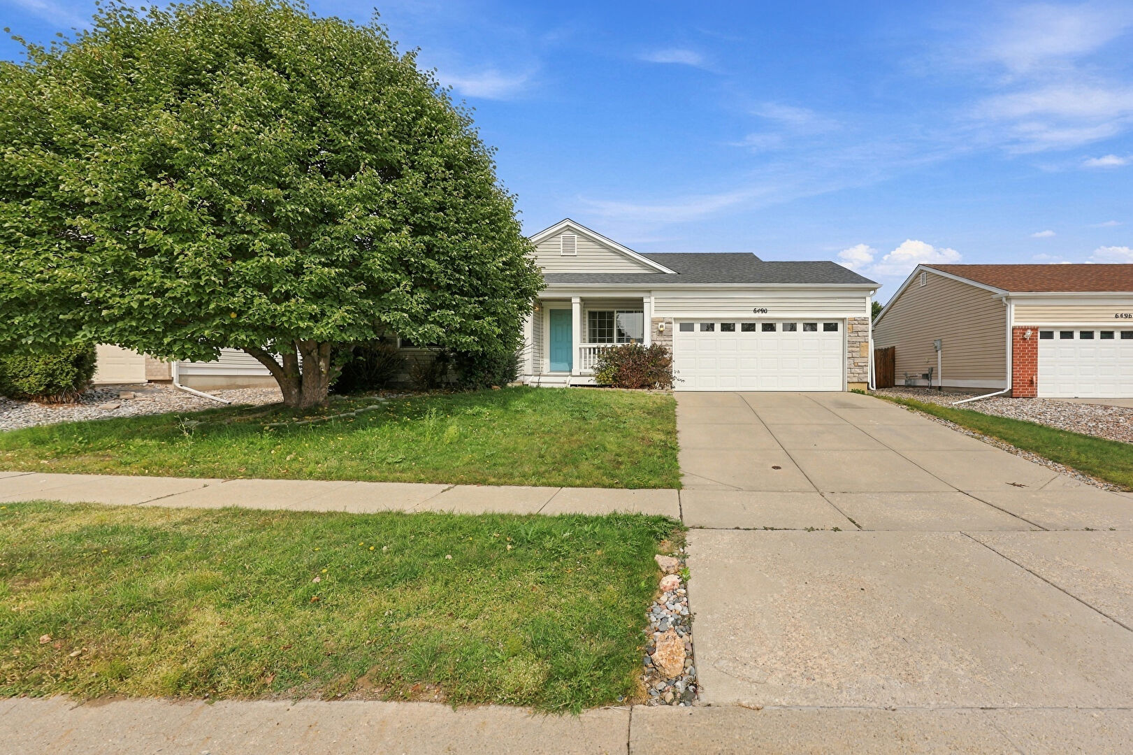 Front at 6490 Cache Drive, Colorado Springs, CO 80923, listed by Taylor Haas