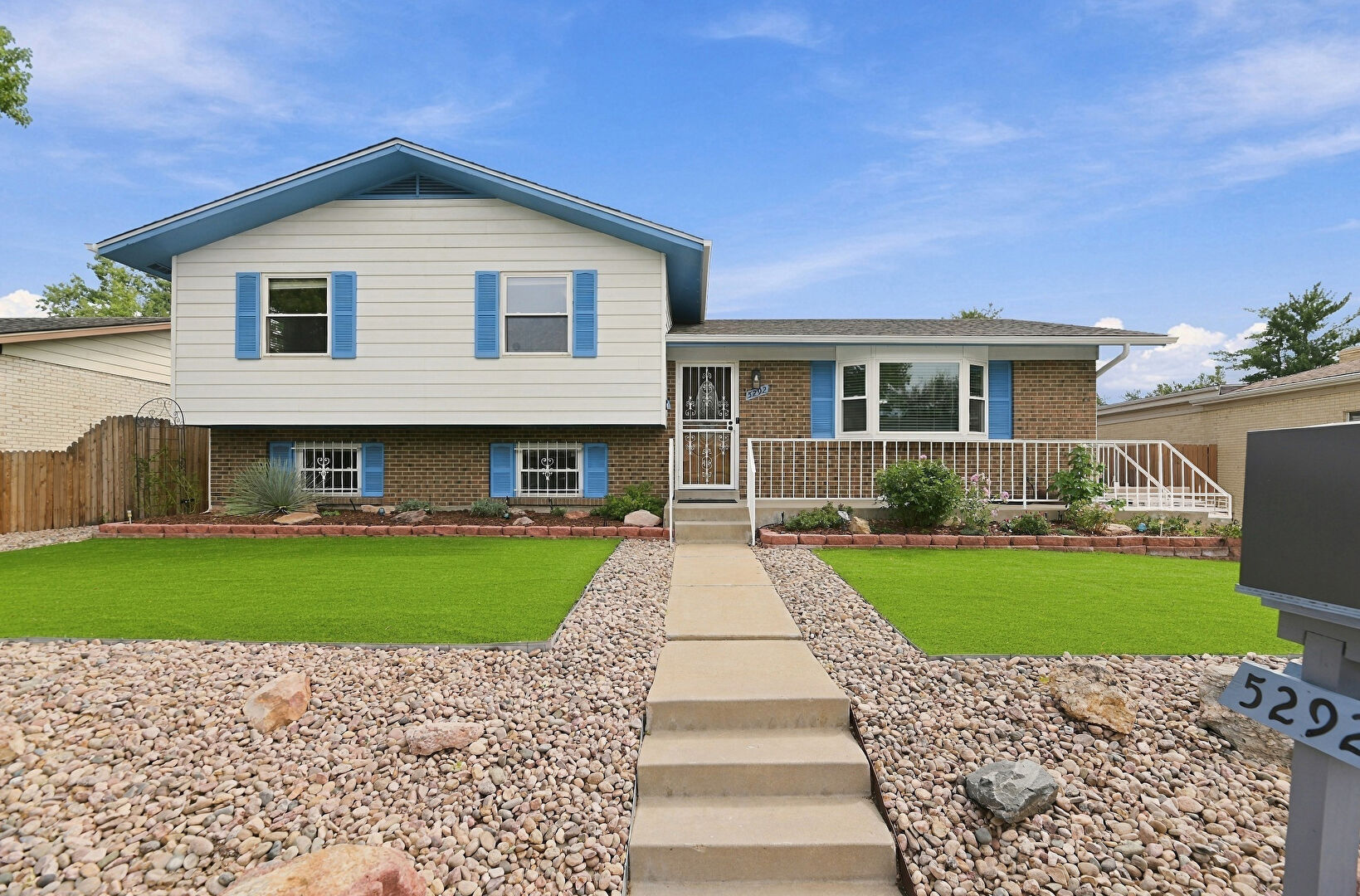 Front at 5292 Scranton Street, Denver, CO 80239, listed by Victoria Garfias-O'Brien