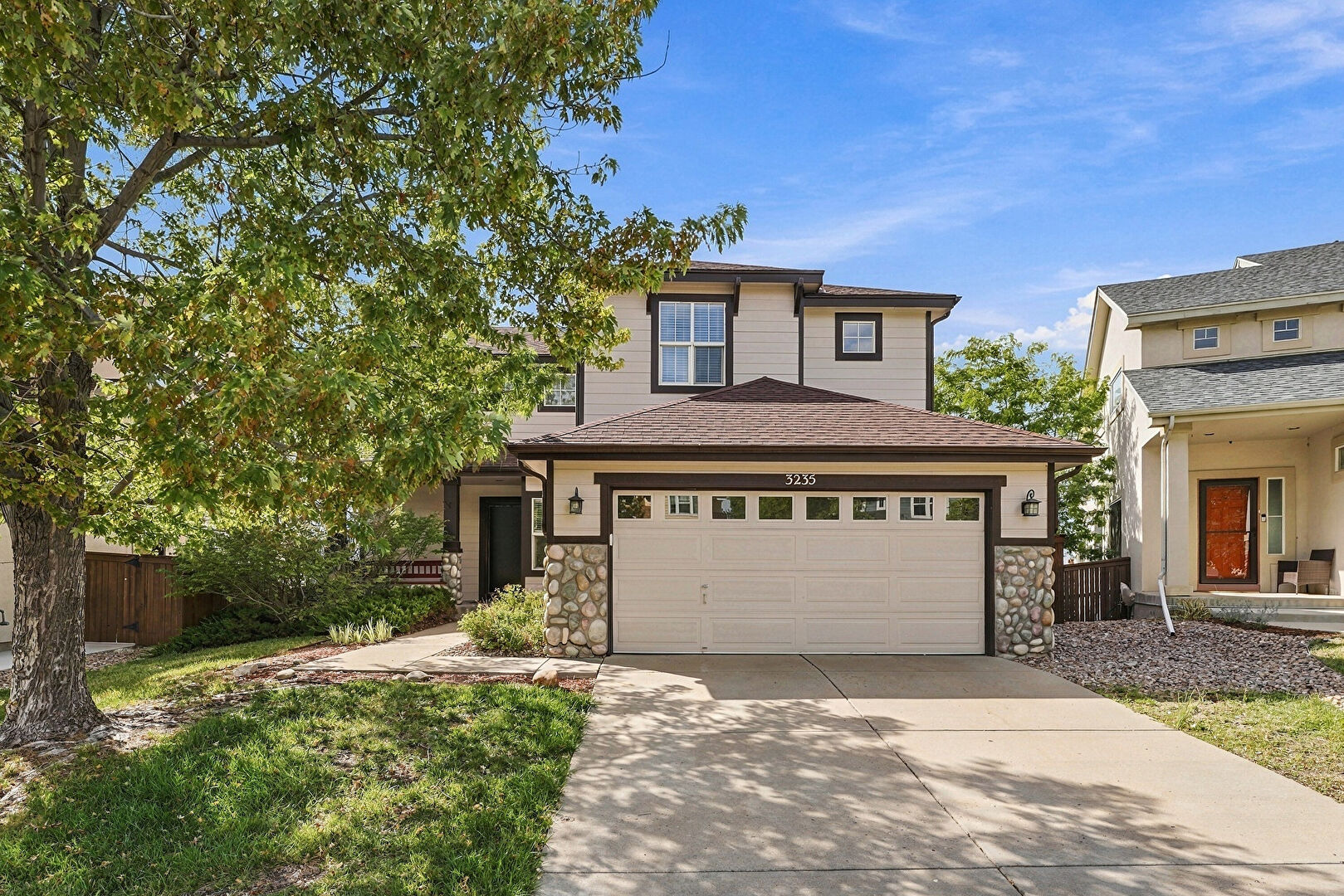 Front at 3235 Bentwood Place, Littleton, CO 80126, listed by Taylor Haas