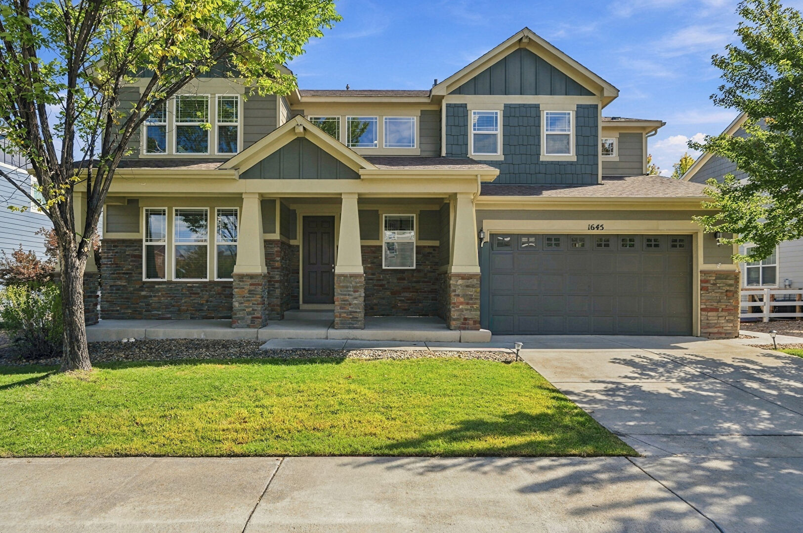 Front at 1645 dorothy circle, longmont, CO 80503, listed by Amanda Duran