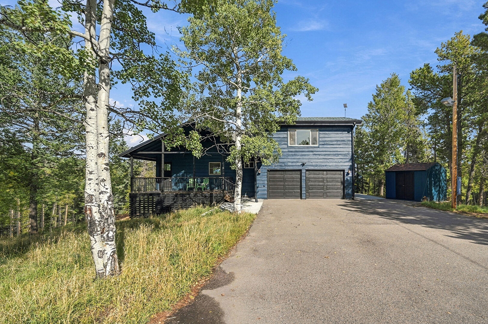 Front at 9165 Jill Drive, Conifer, CO 80433, listed by Leigh Ann Jordan