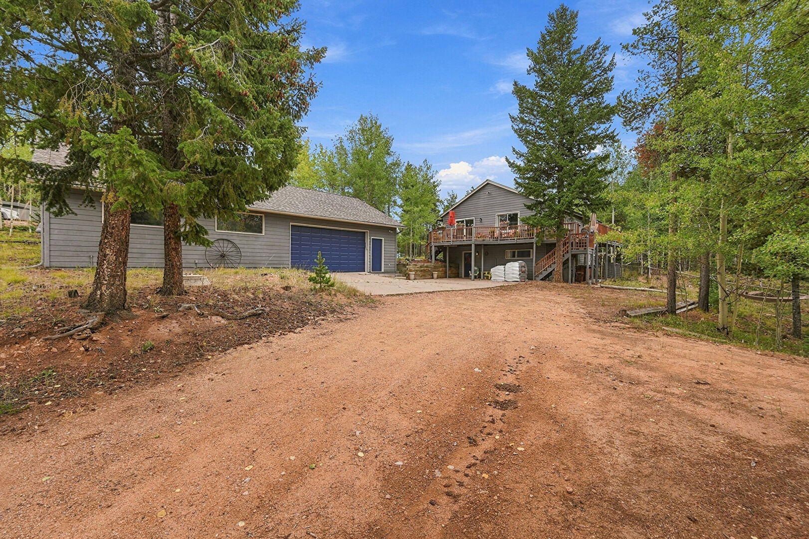 Front at 32157 Stenzel Drive, Conifer, CO 80433, listed by The Dolph Team