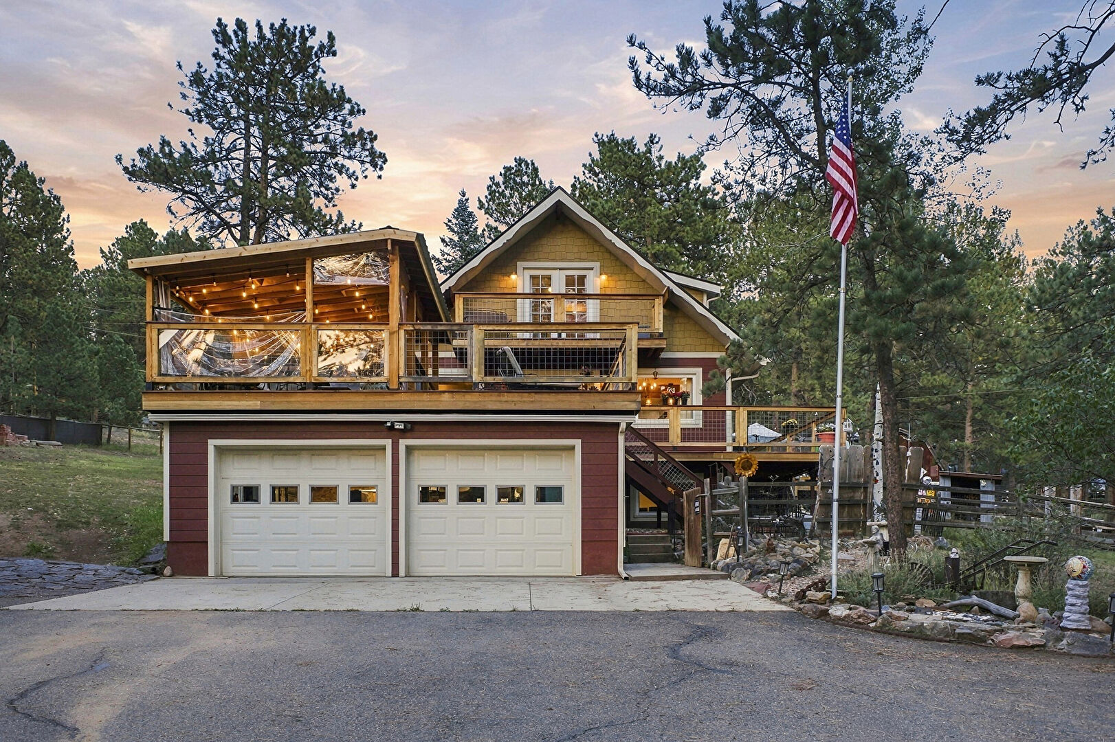 Front at 4590 Parmalee Gulch Road, Indian Hills, CO 80454, listed by Craig Levy